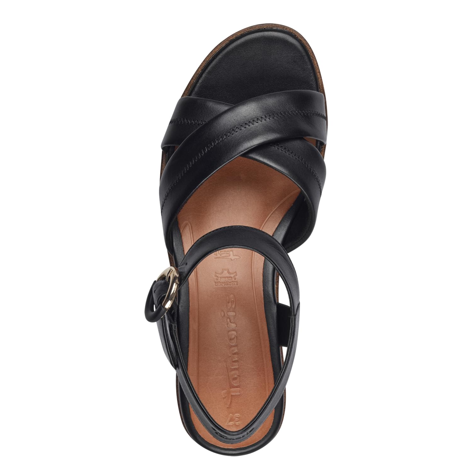 Tamaris Michi Sandales 1-28202-42 in Black Leather