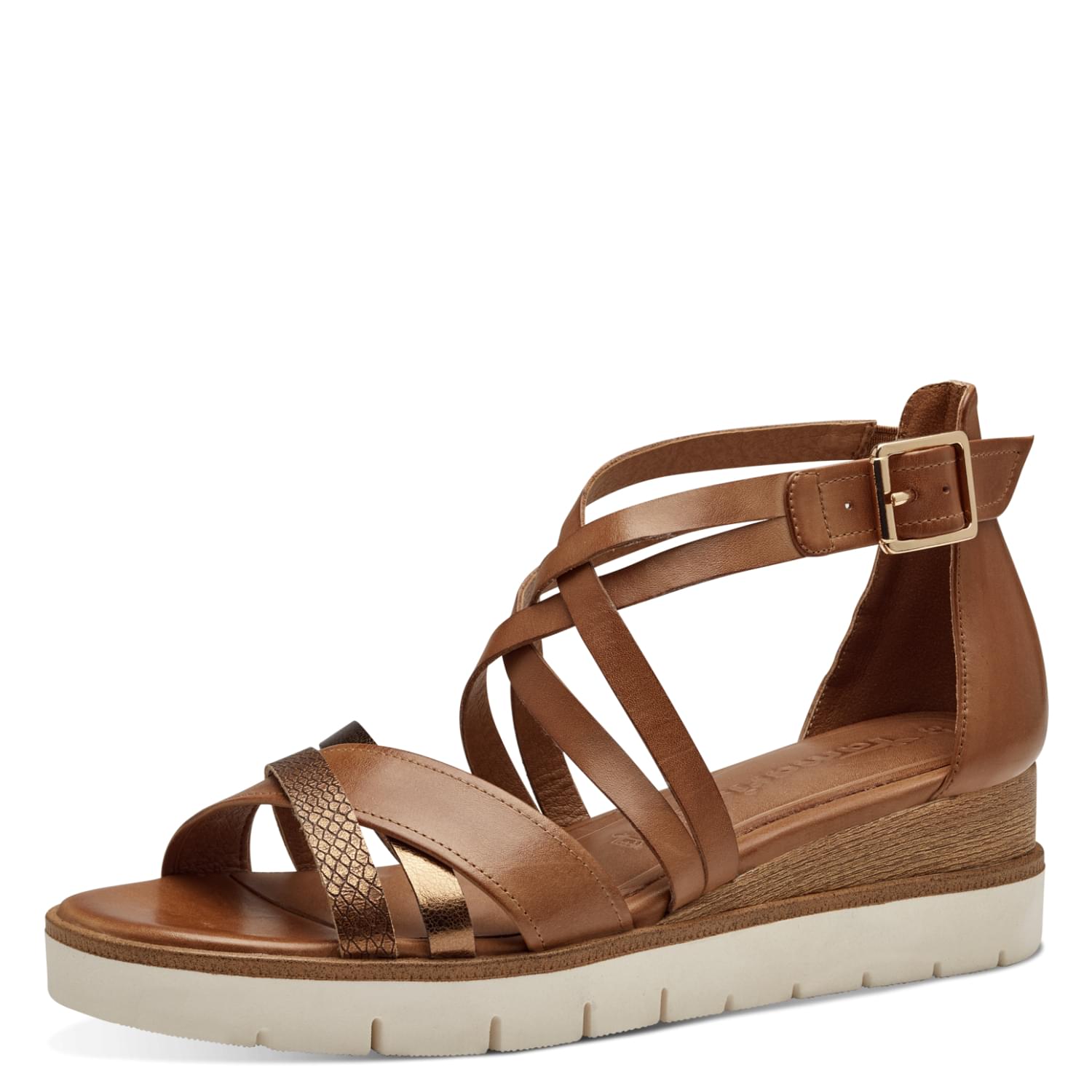 Tamaris Michi Sandals 1-28205-42 in Cognac