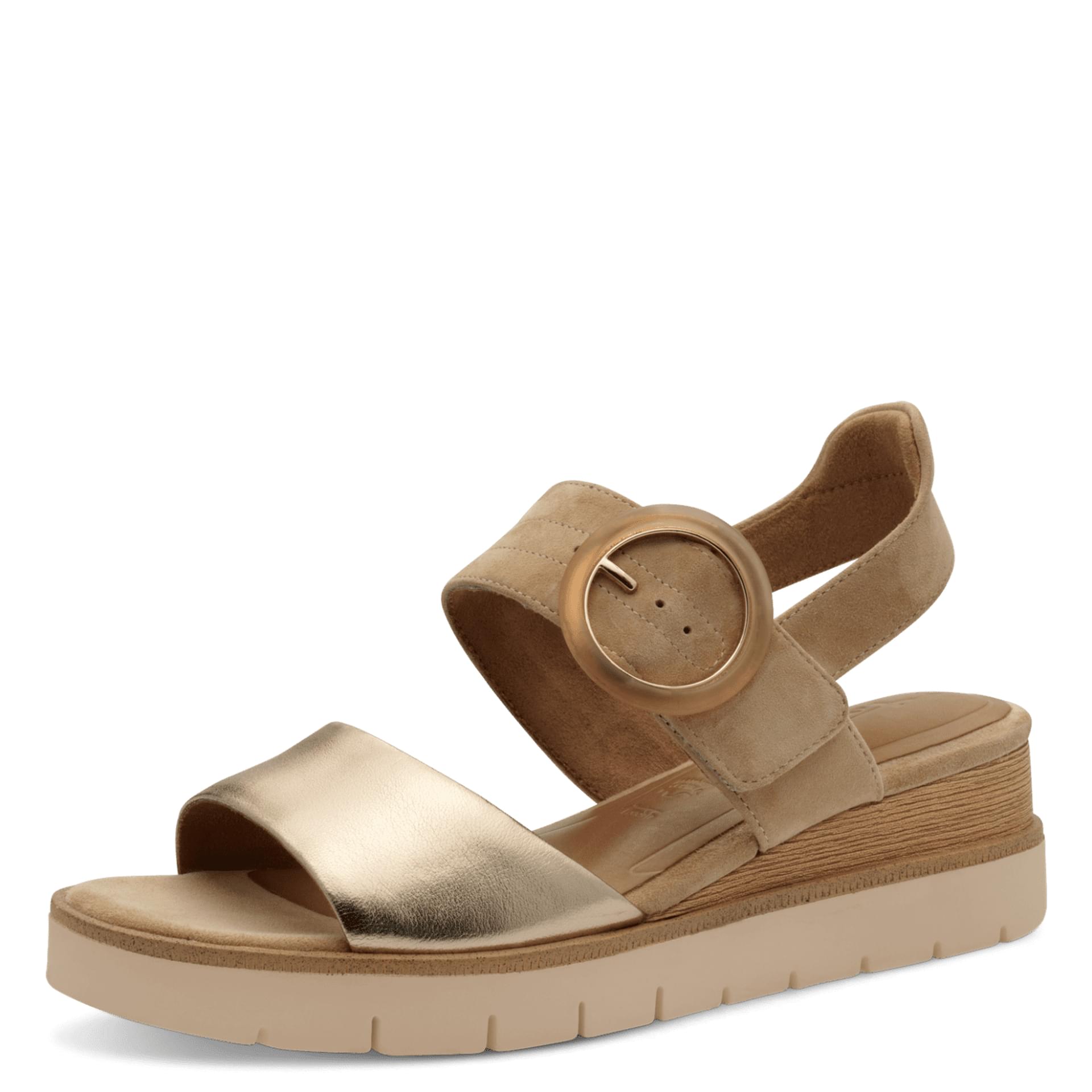 Tamaris Michi Sandals 1-28206-42 in Tan Comb