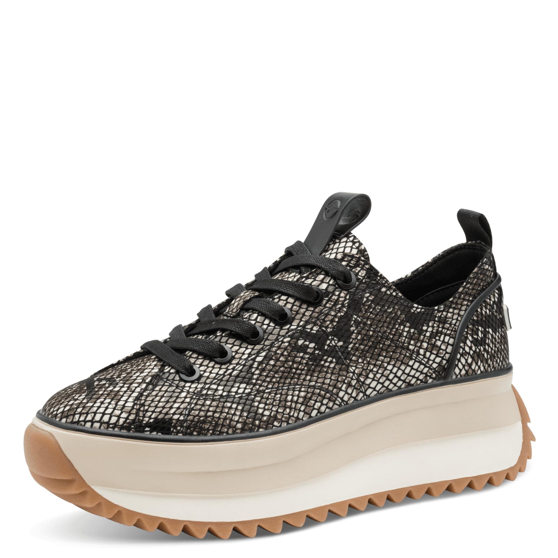 Tamaris Milena Sneakers 1-23731-41 in Black Snake