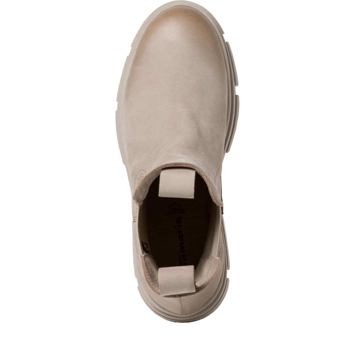 Tamaris Mini Chelsea Boots 1-25901-41 in Taupe Nubuc