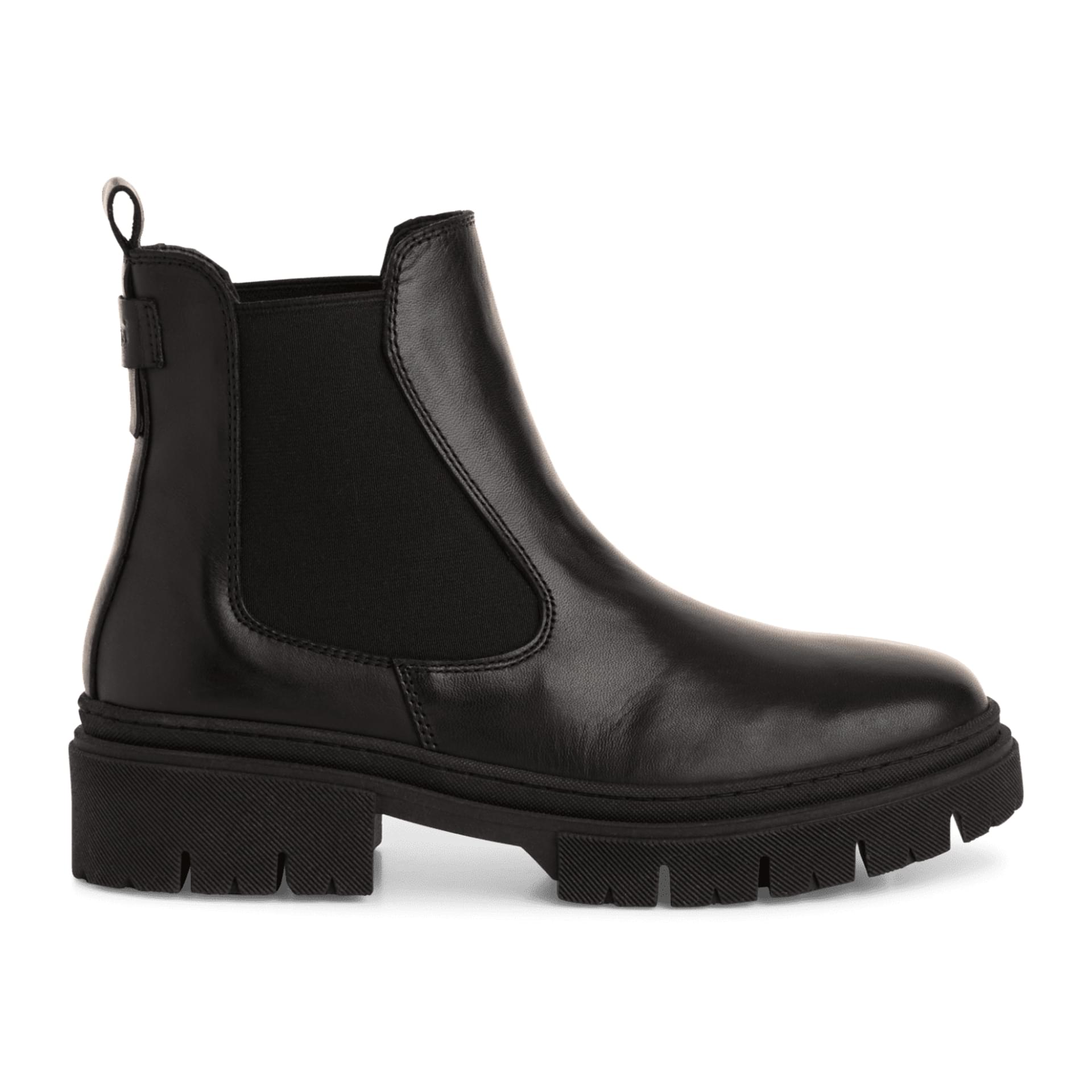 Tamaris Mini Chelsea Boots 1-25902-43 in Black Leather