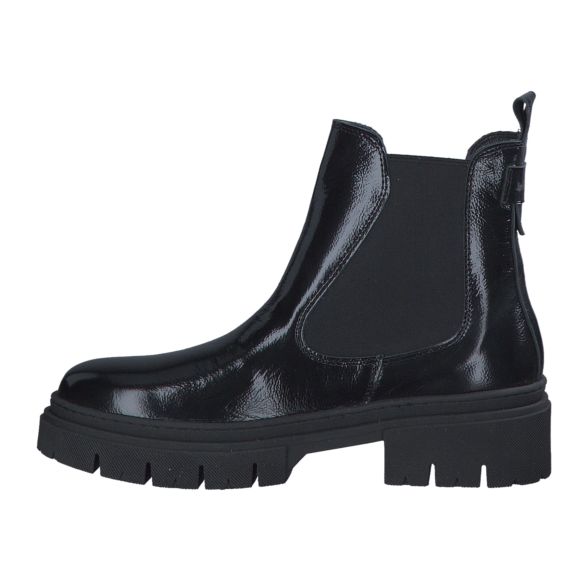 Tamaris Mini Chelsea Boots 1-25902-43 in Black Patent