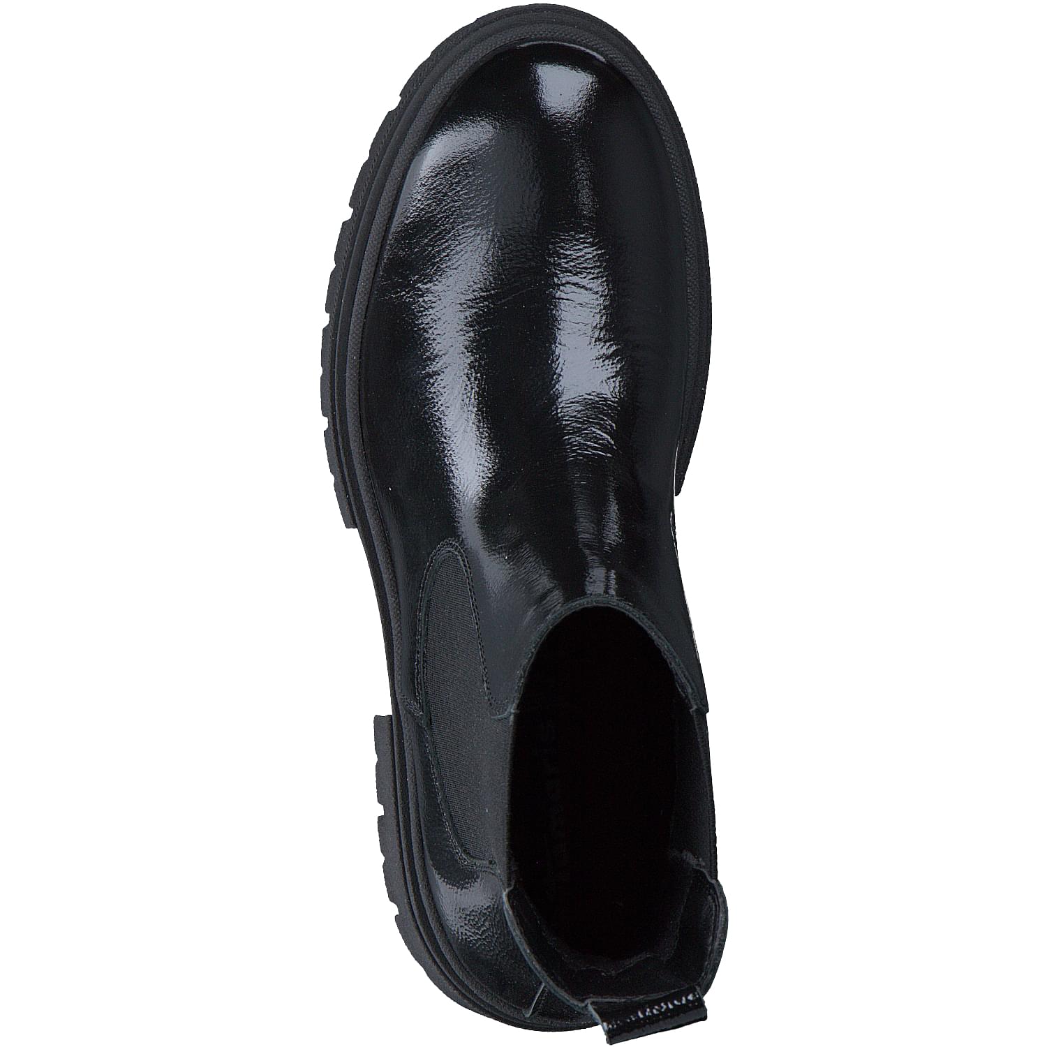 Tamaris Mini Chelsea Boots 1-25902-43 in Black Patent