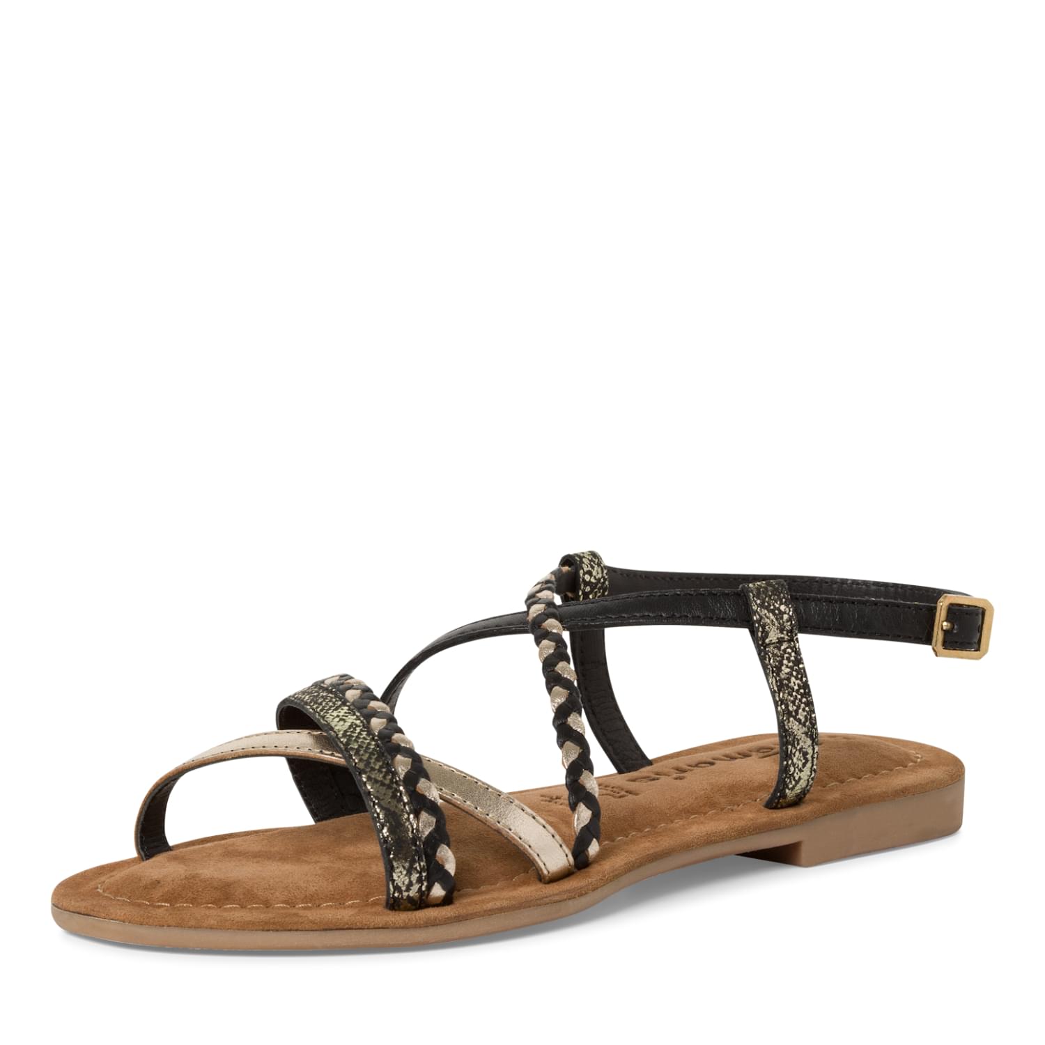 Tamaris Minu Sandalen 1-28139-42 in Black/Gold