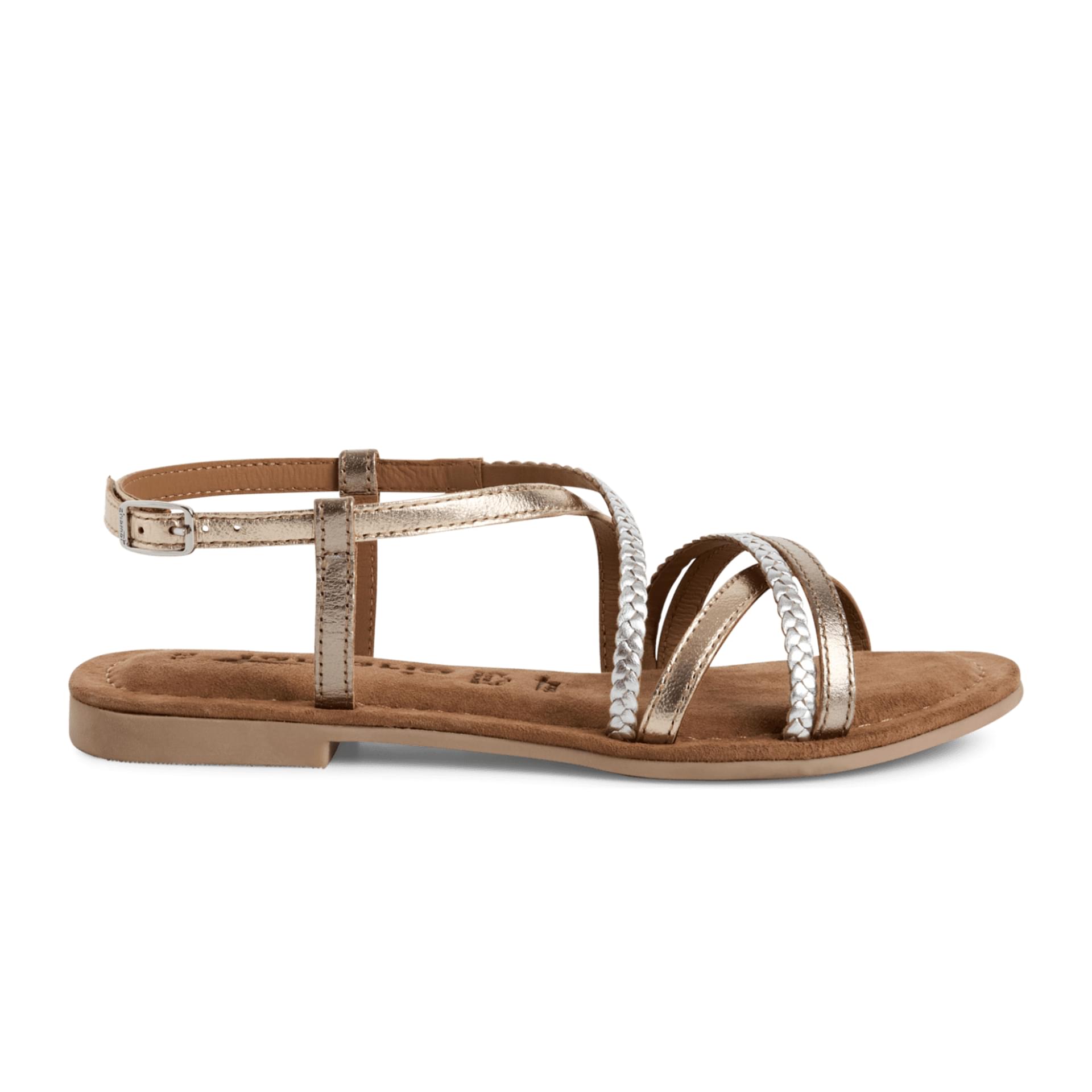 Tamaris Minu Sandalen 1-28139-44 in Champagne Comb