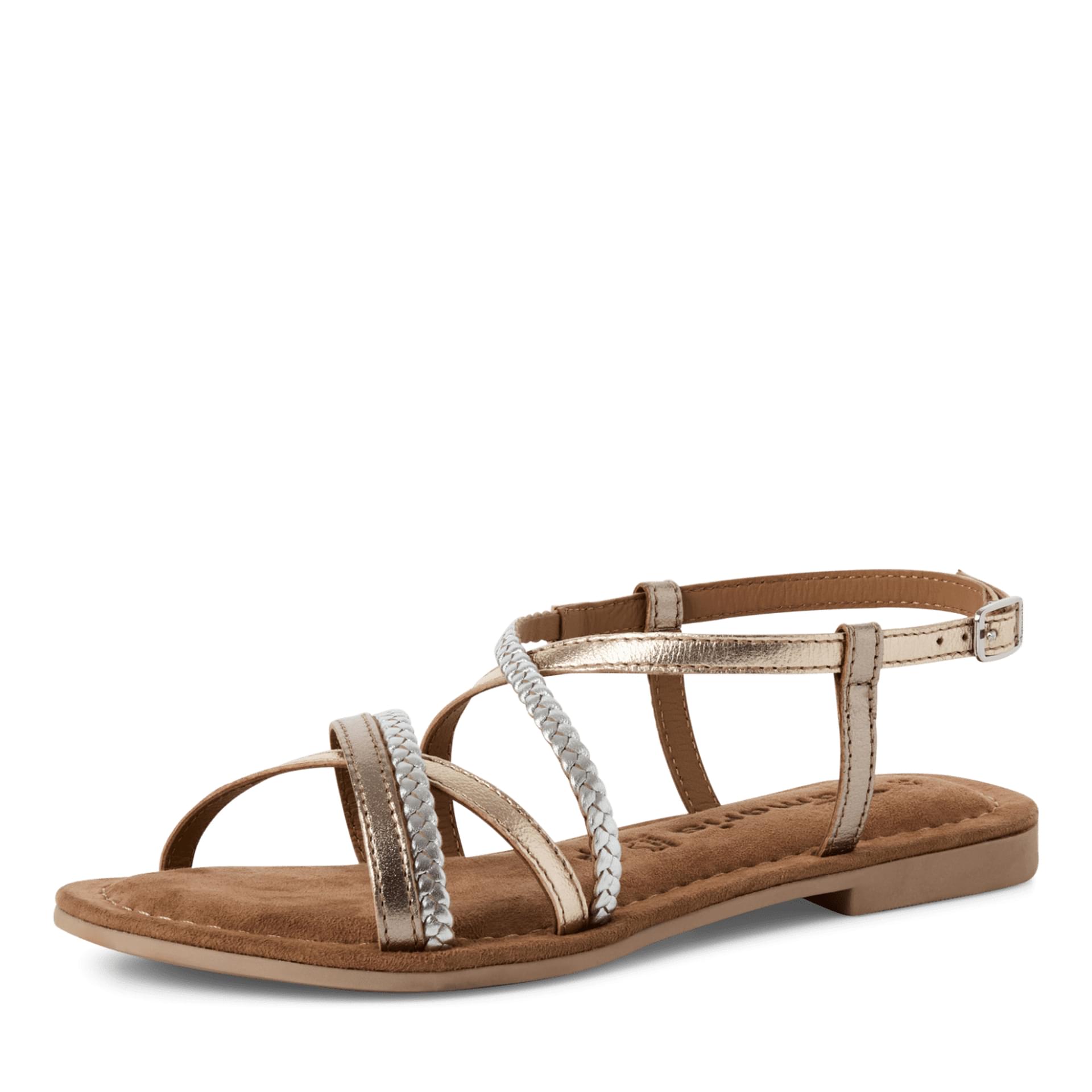 Tamaris Minu Sandalen 1-28139-44 in Champagne Comb
