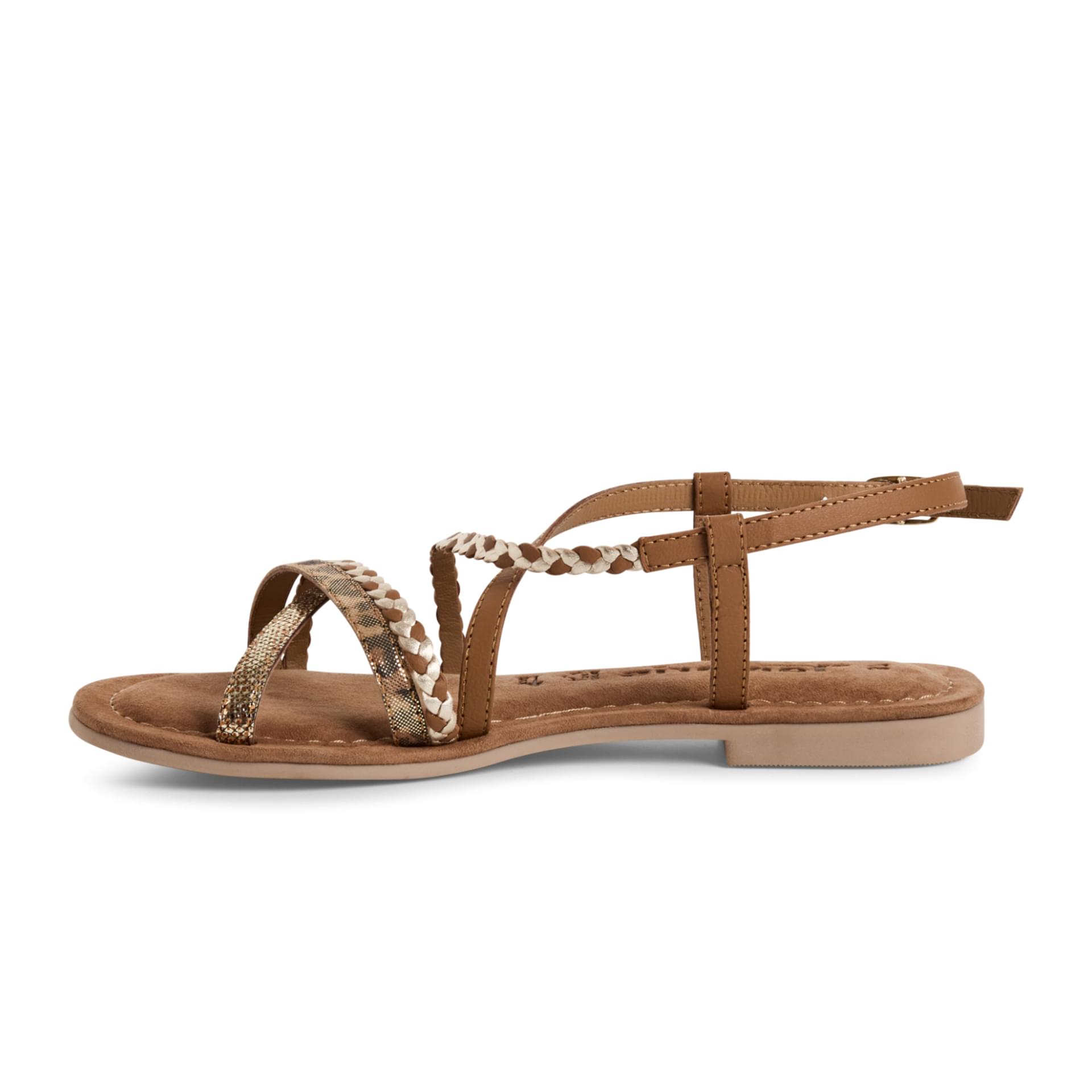 Tamaris Minu Sandalen 1-28139-44 in Cognac Comb