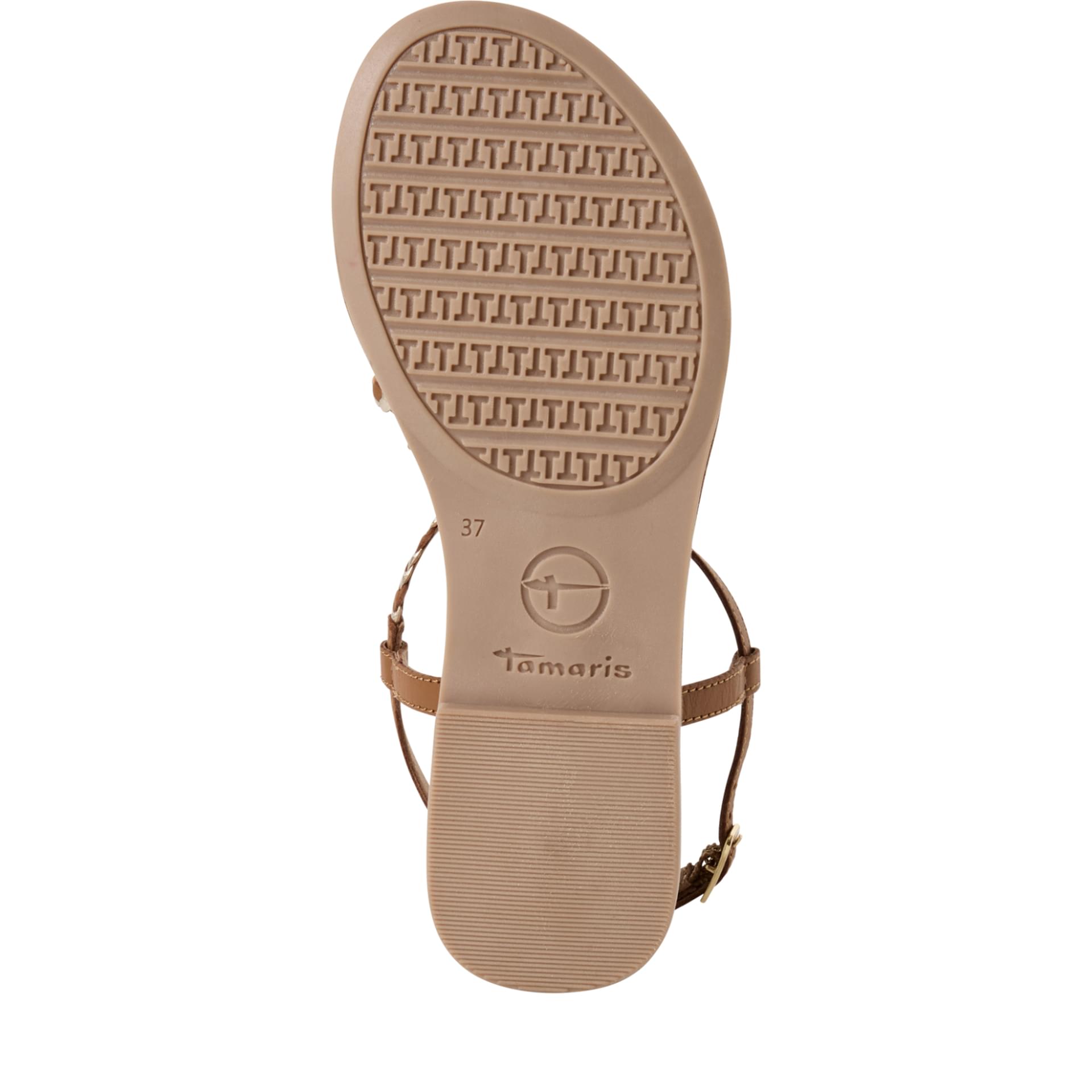 Tamaris Minu Sandalen 1-28139-44 in Cognac Comb