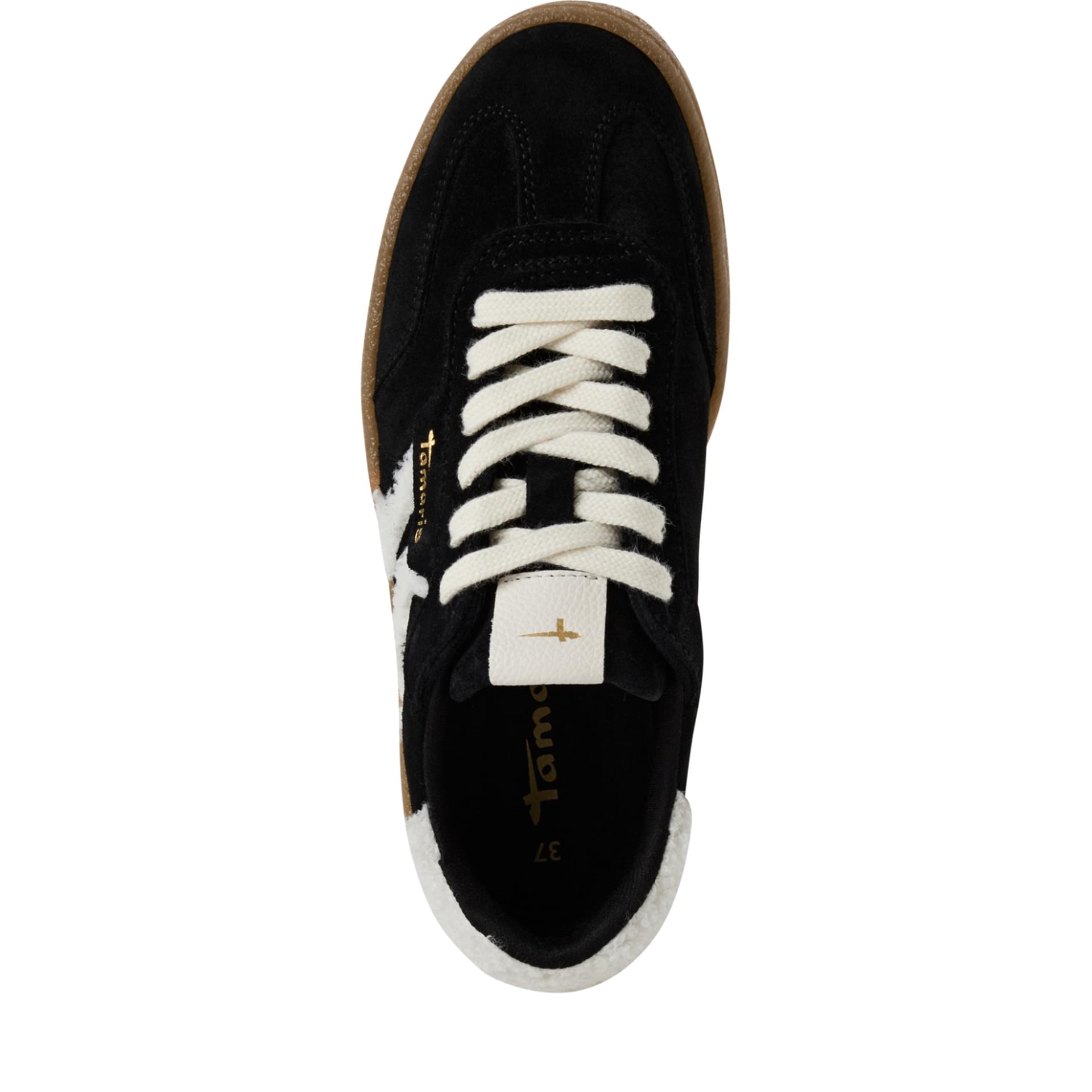 Tamaris Nakja Sneakers 1-23723-44 in Black/Fur