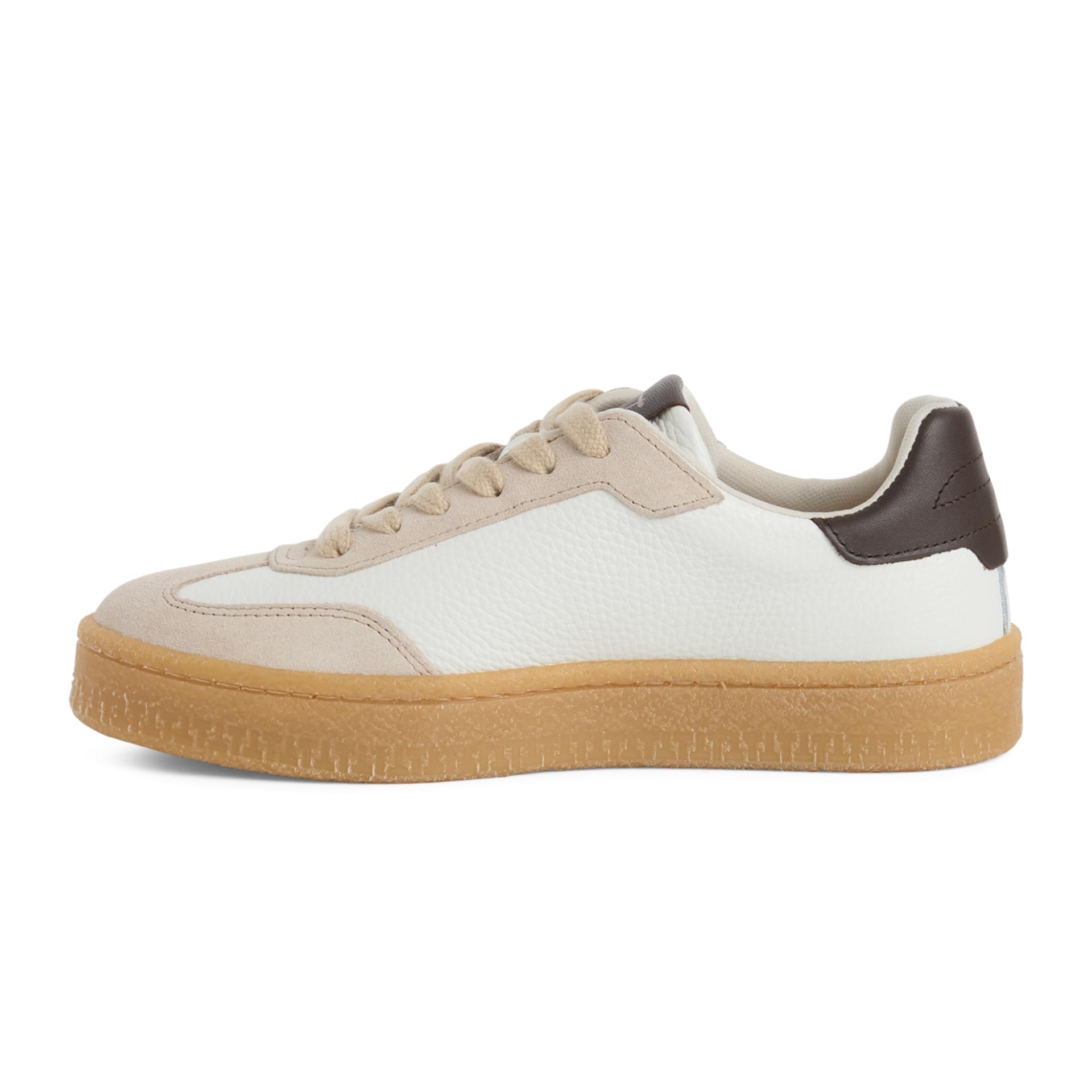 Tamaris Nakja Baskets cuir in Offwhite Comb, côté intérieur (SKU 1-23723-44--147)