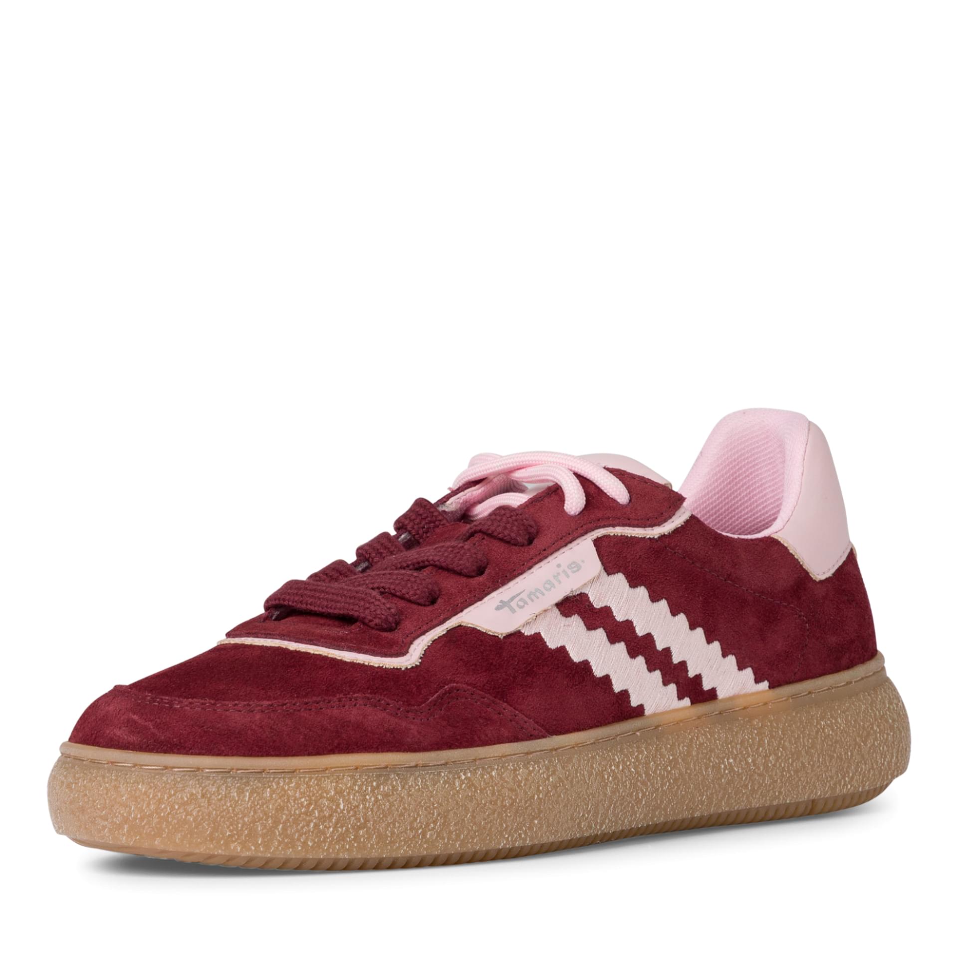 Tamaris Nakja Sneakers 1-23733-45 in Merlot Comb