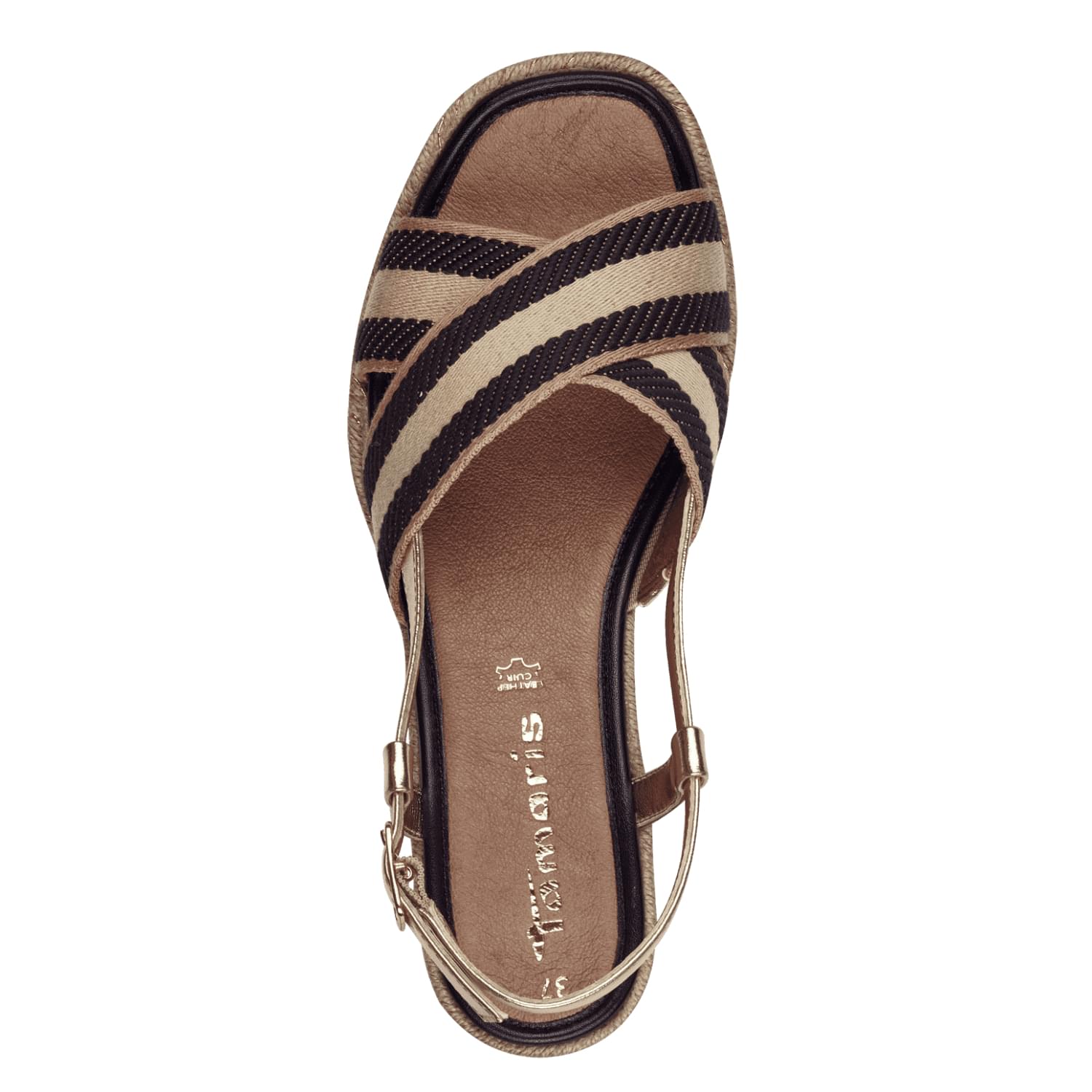 Tamaris Nayeli Sandals 1-28052-42 in Black Comb