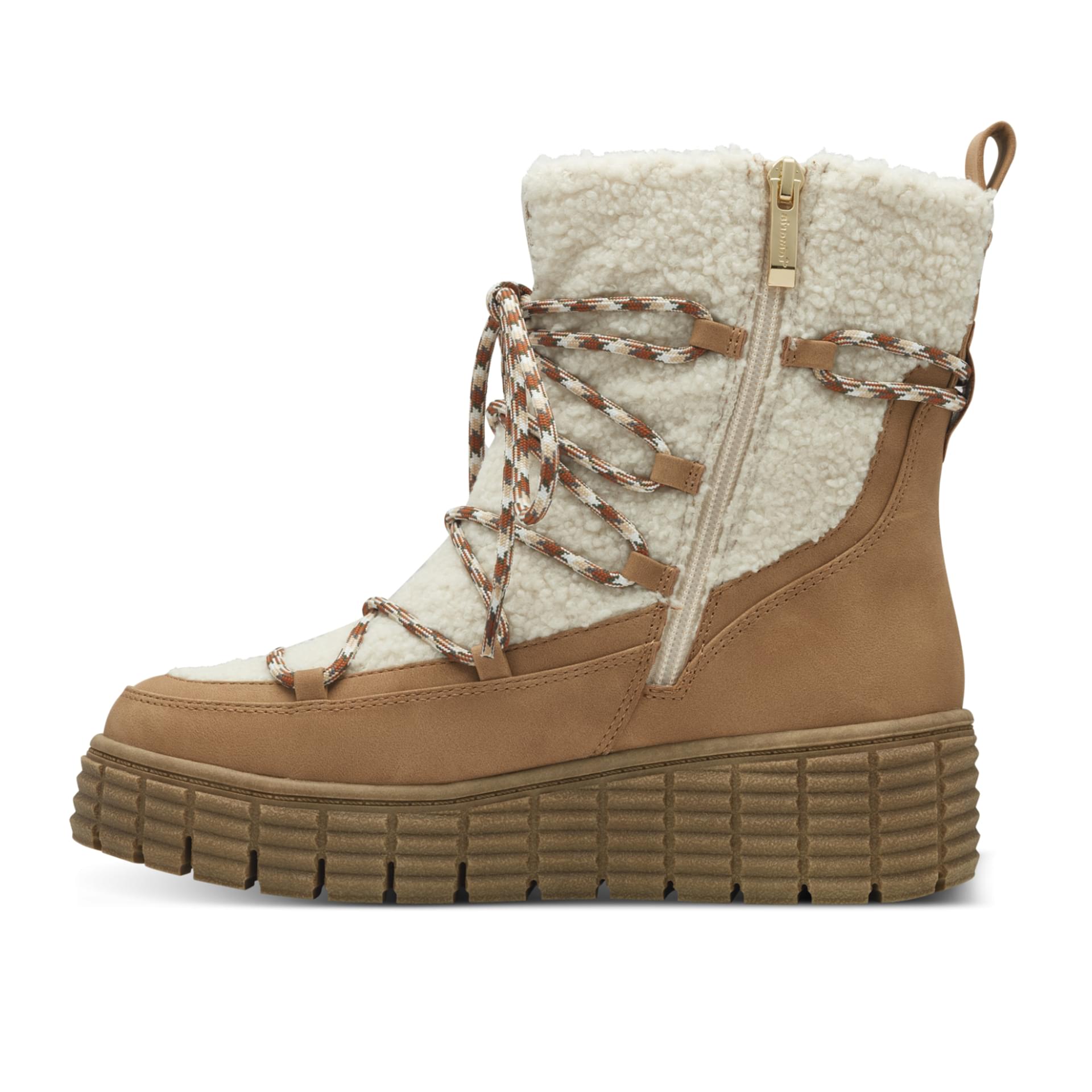 Tamaris Nebile Ankle Boots 1-26479-43 in Camel Comb