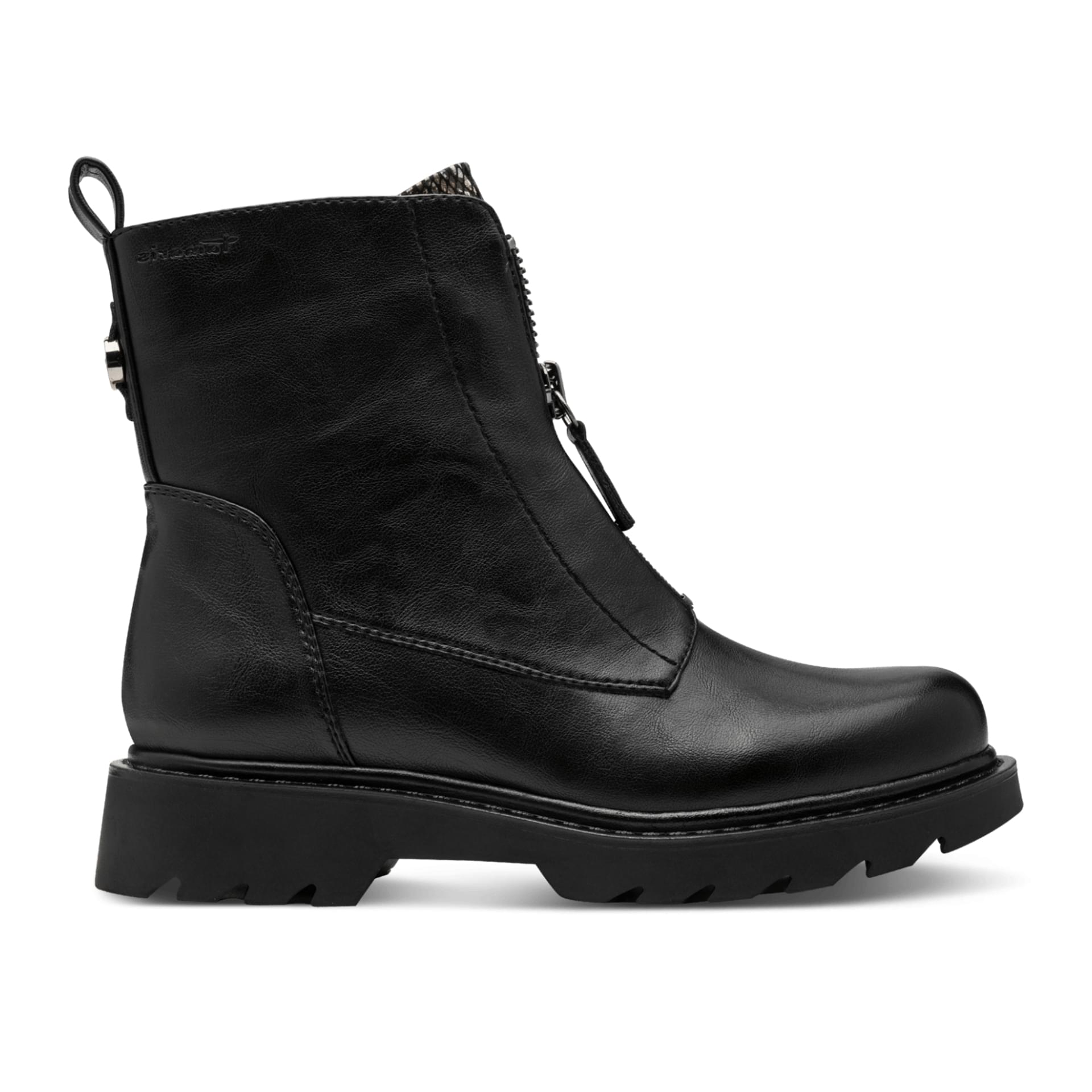 Tamaris Nelia Enkellaarsjes 1-25412-45 in Black Snake