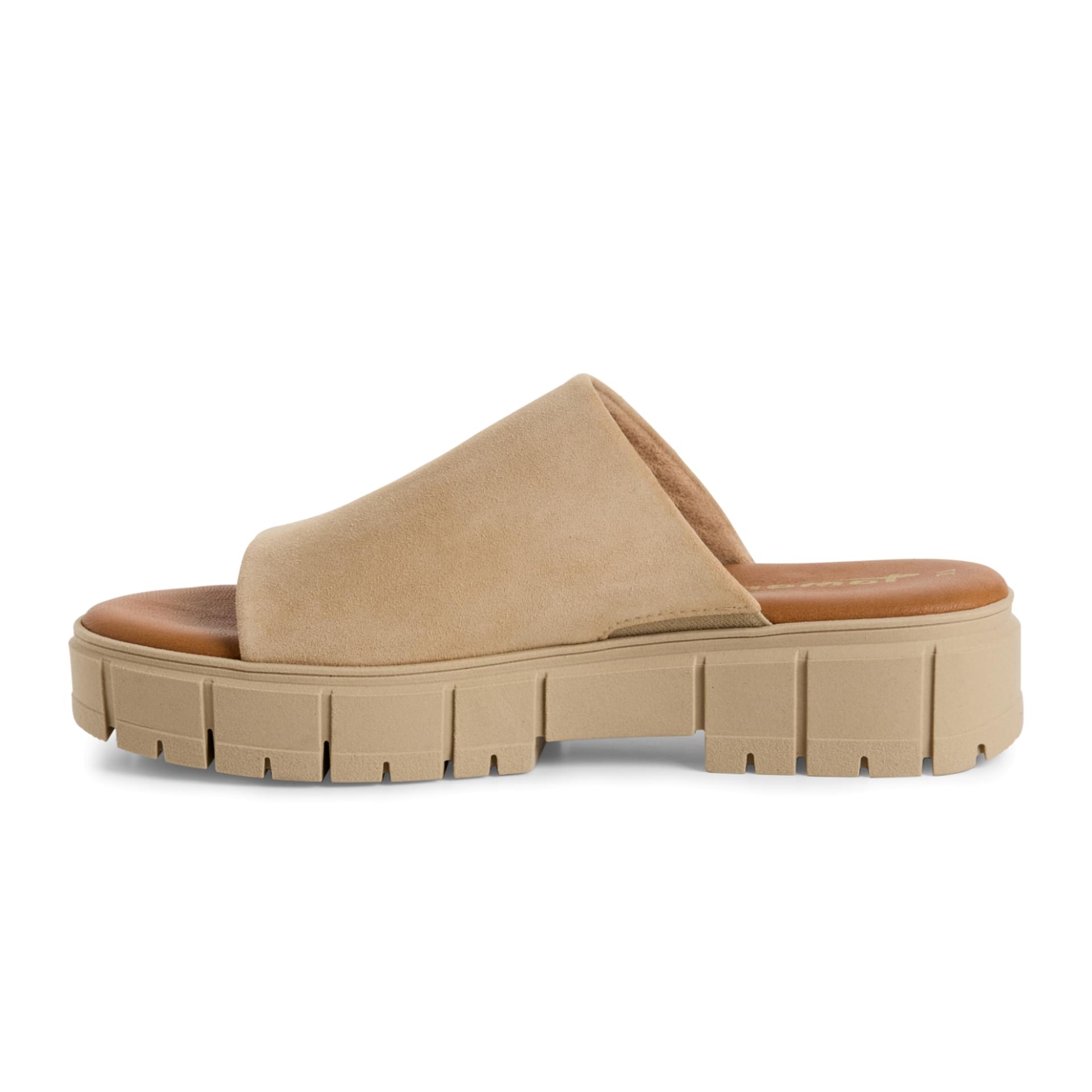 Tamaris Nell Sandals leather in Tan Suede, inner side (SKU 1-27252-42--436)