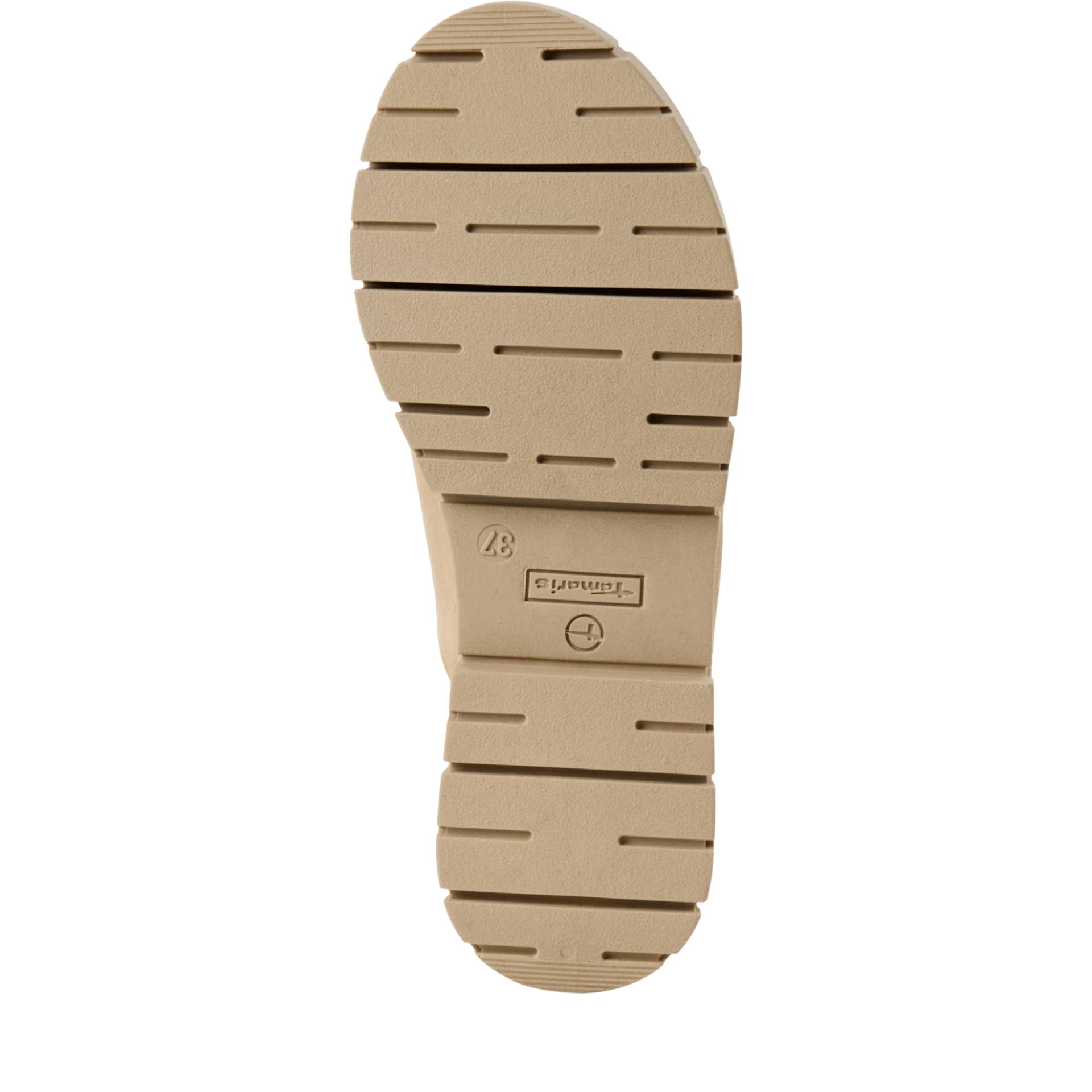 Tamaris Nell Sandals leather in Tan Suede, sole (SKU 1-27252-42--436)