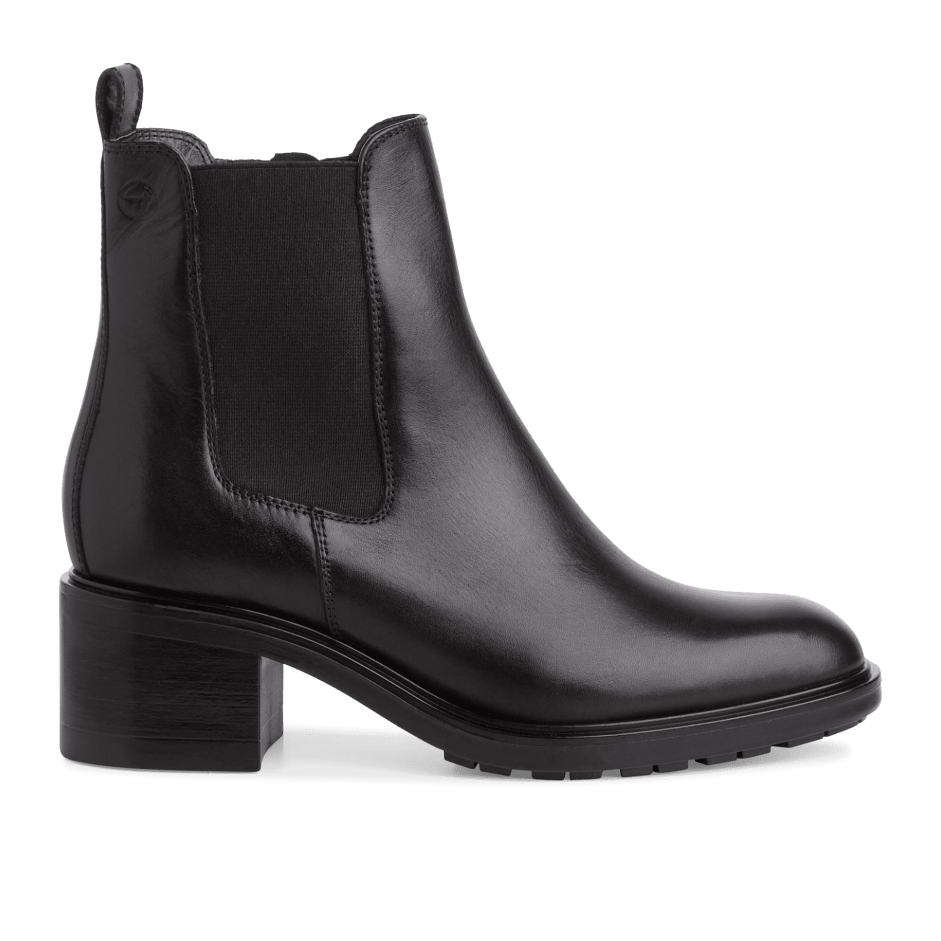 Tamaris Night Chelsea Boots 1-25016-43 in Black