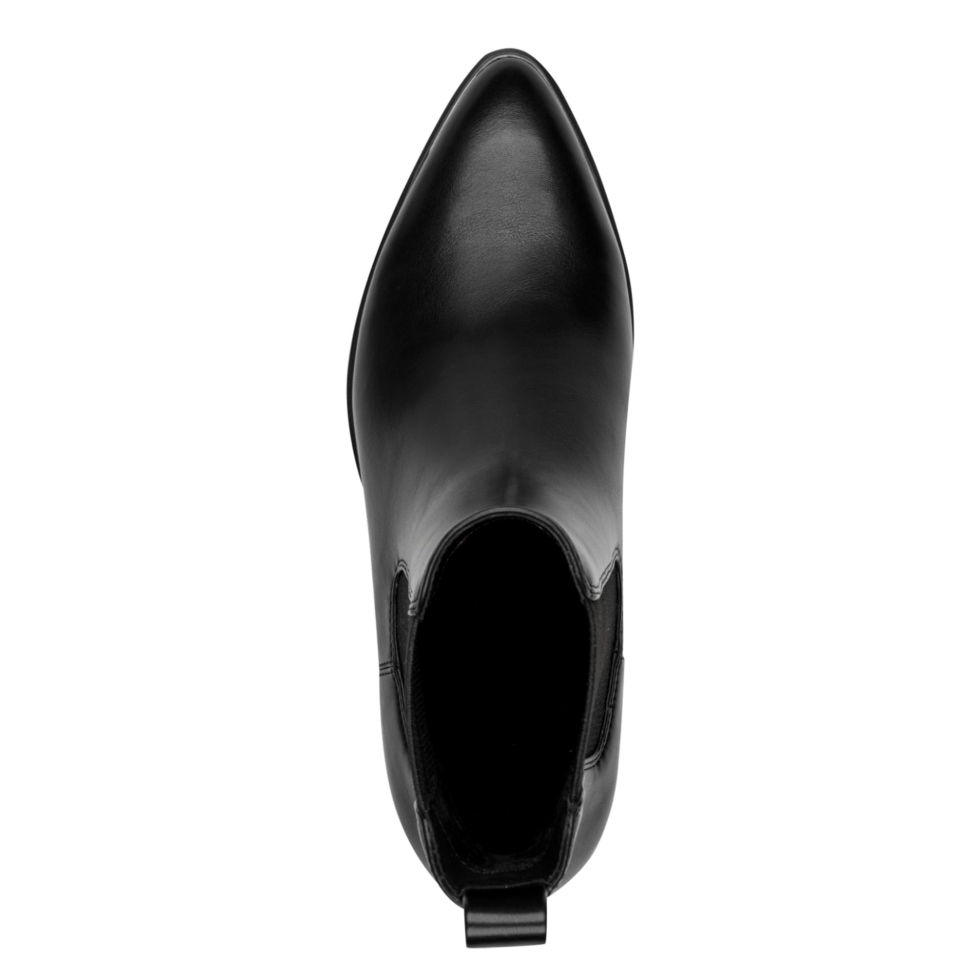 Tamaris Norivelle Chelsea Boots in Black Matt, top view (SKU 1-25368-47--020)