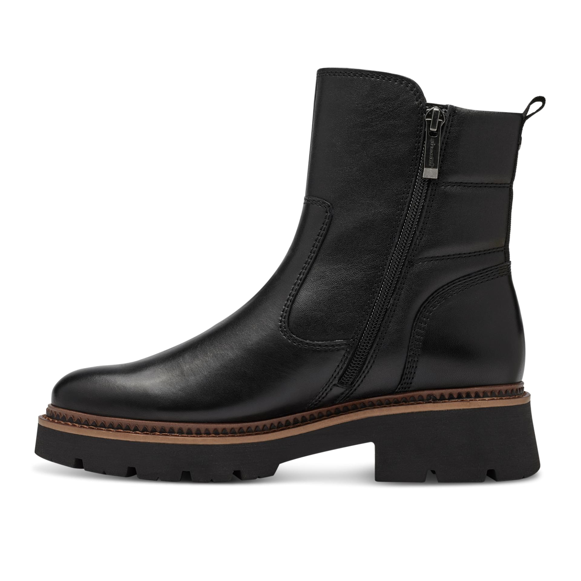 Tamaris Novana Enkellaarsjes 1-25425-41 in Black