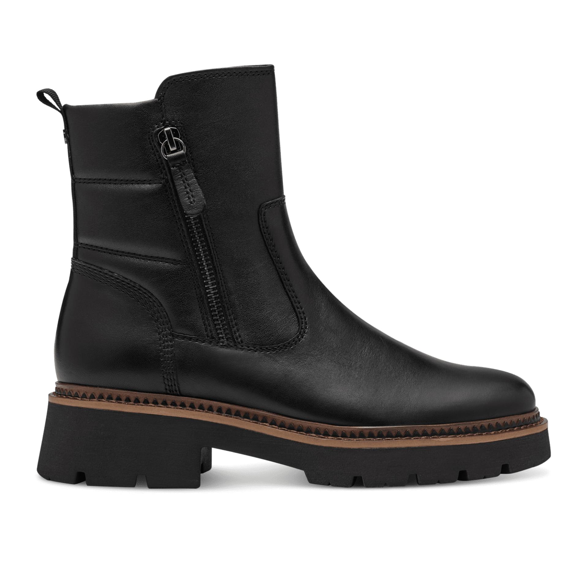 Tamaris Novana Enkellaarsjes 1-25425-41 in Black