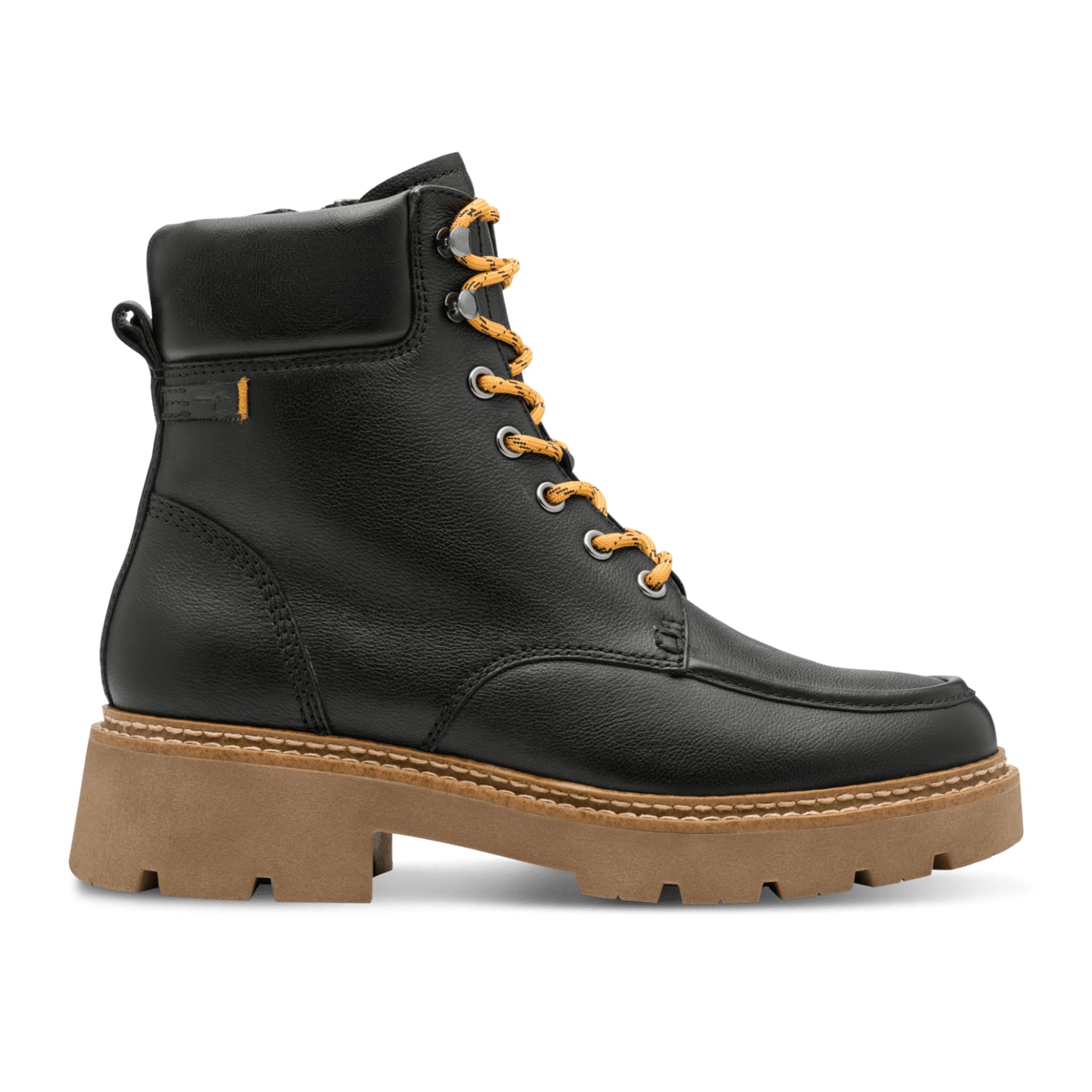 Tamaris Novana Enkellaarsjes 1-26903-45 in Black Leather