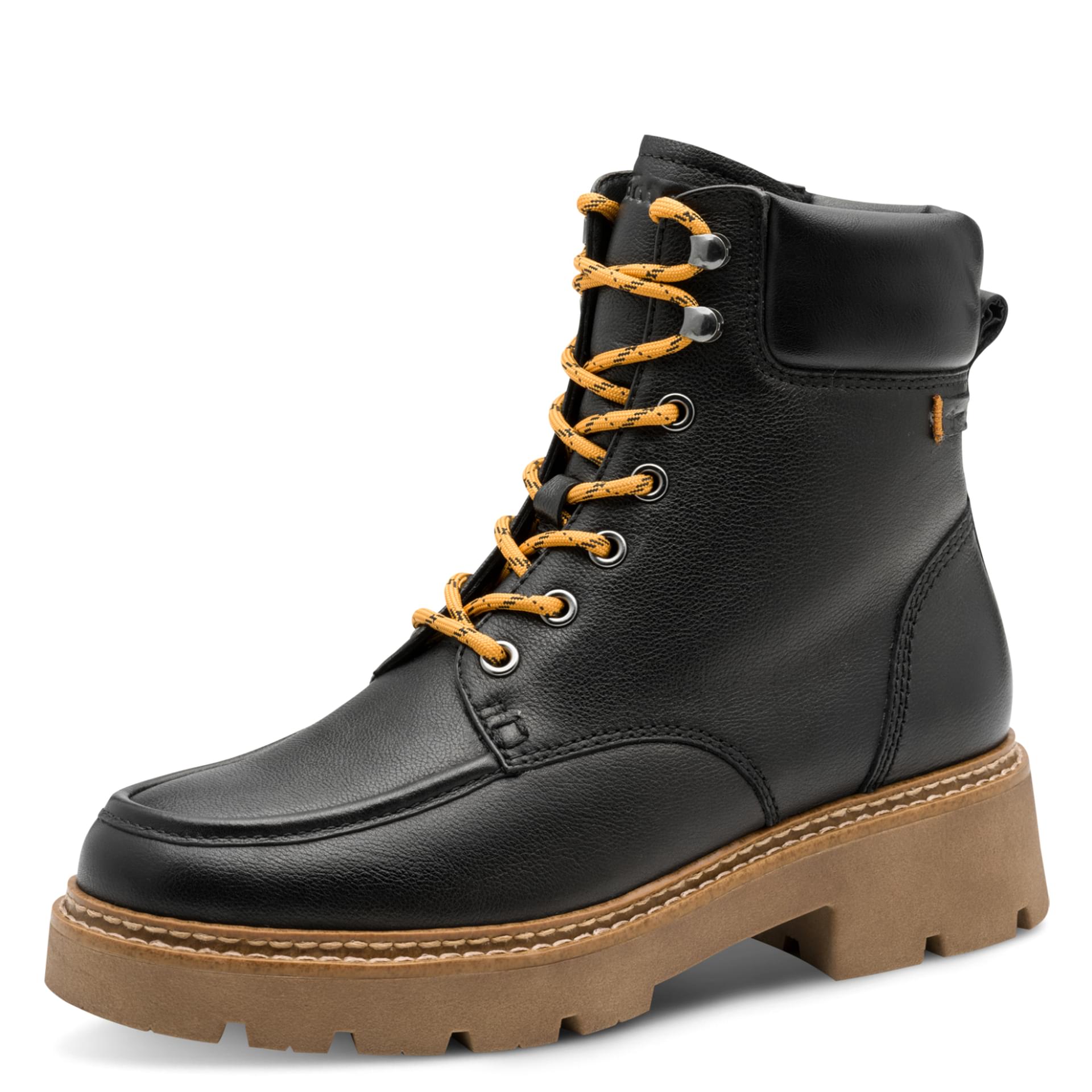 Tamaris Novana Enkellaarsjes 1-26903-45 in Black Leather