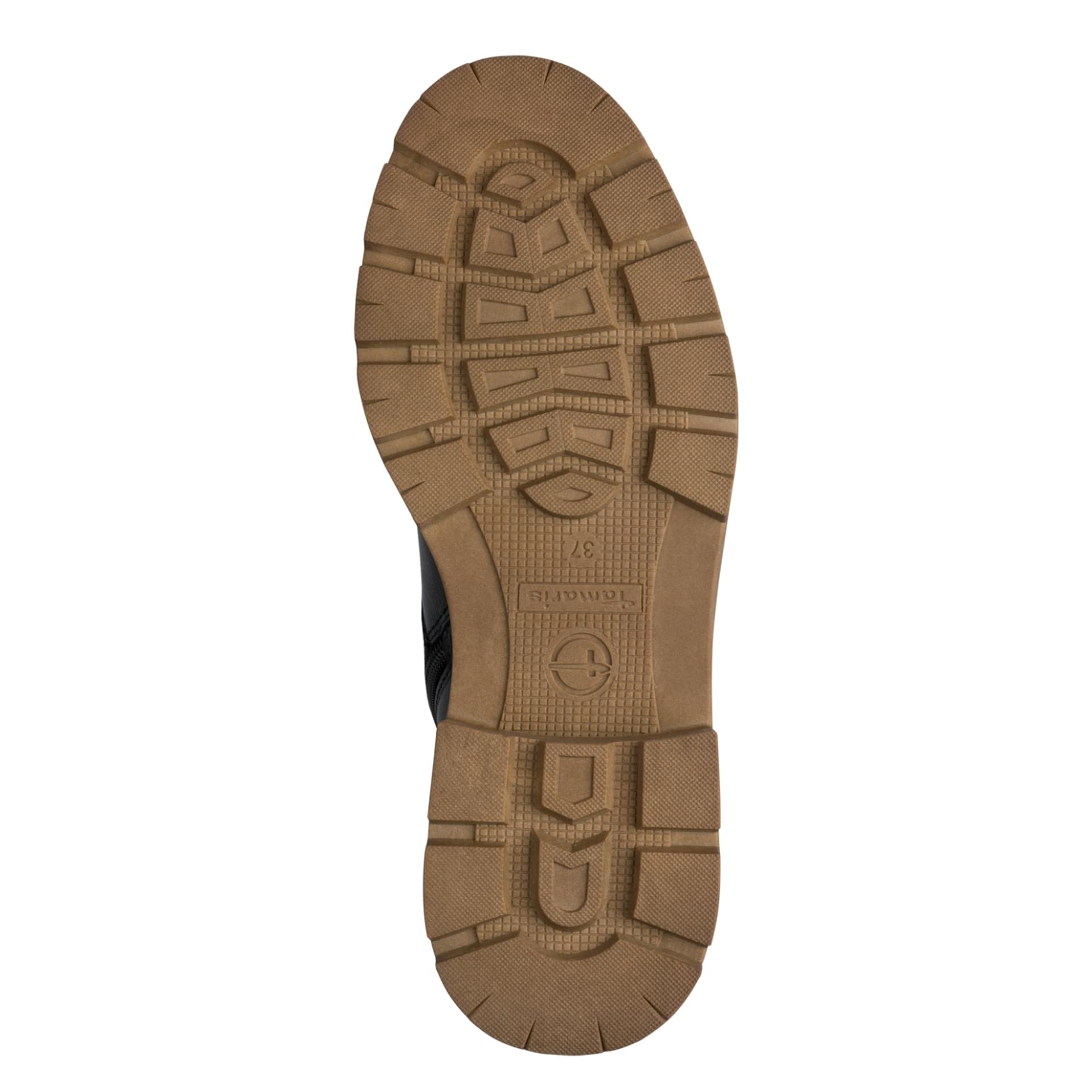 Tamaris Novana Enkellaarsjes 1-26903-45 in Black Leather