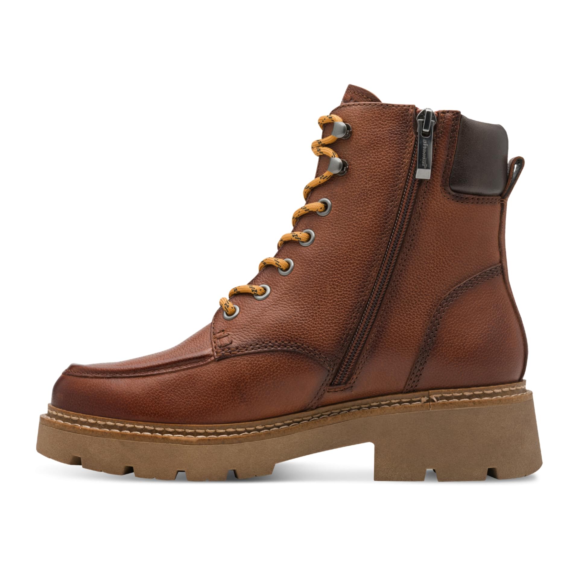 Tamaris Novana Enkellaarsjes 1-26903-45 in Cognac