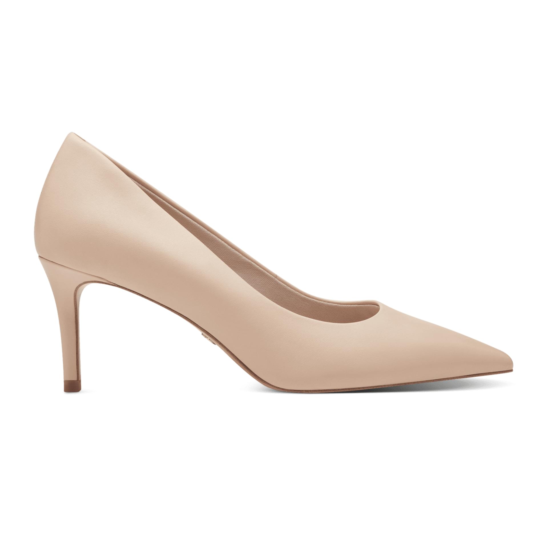 Tamaris Nyra Heels in Nude, side view (SKU 1-22415-41--251)