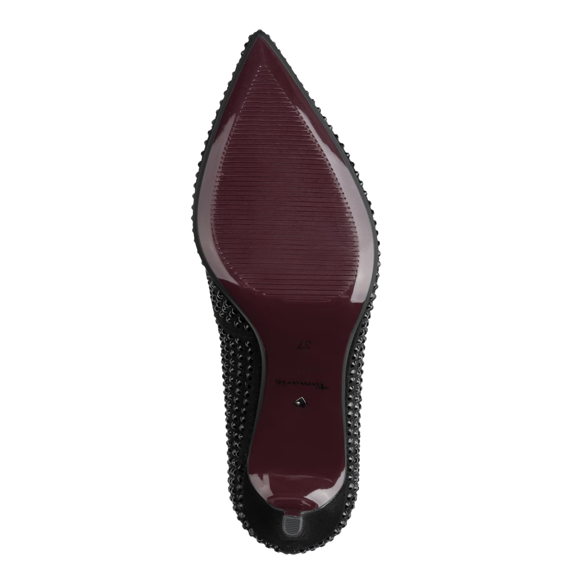 Tamaris Nyra Talons in Black Glam, semelle (SKU 1-22468-47--043)