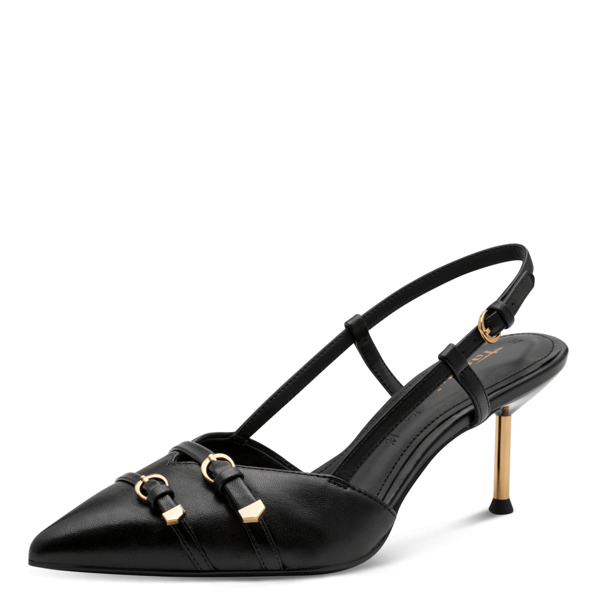 Tamaris Nyra Talons 1-29631-46 in Black Leather
