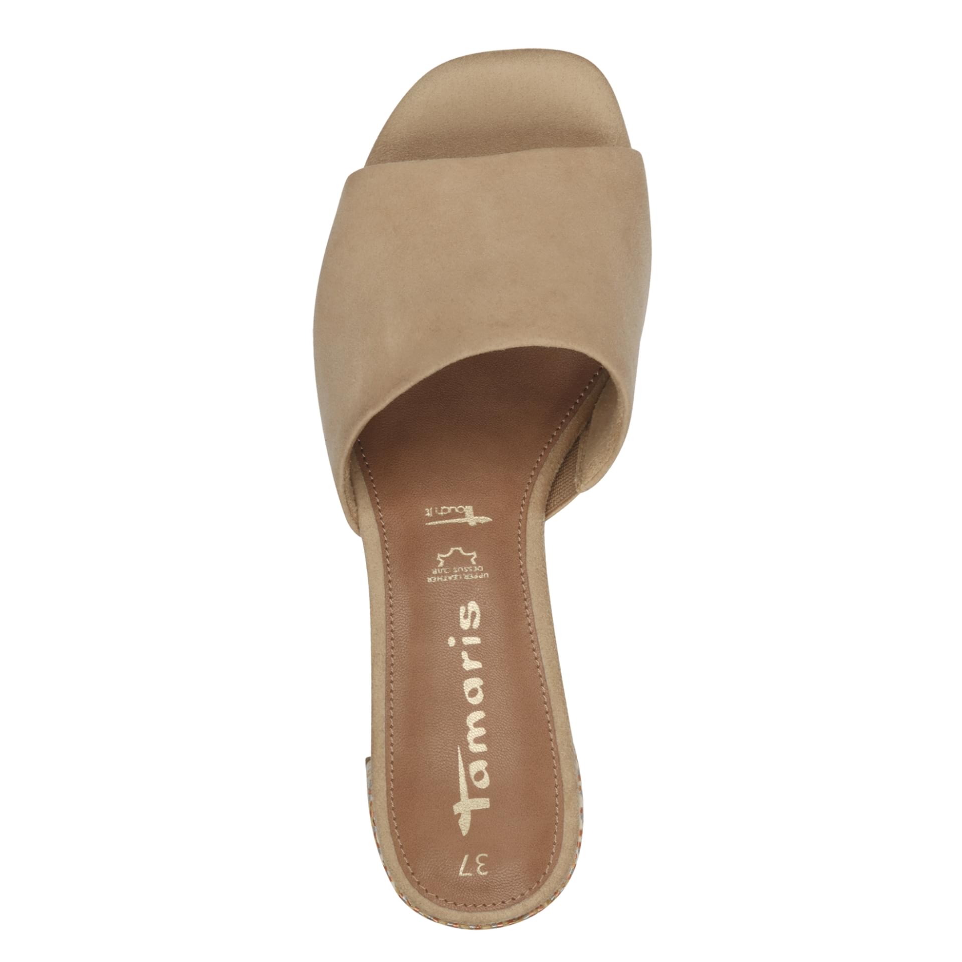 Tamaris Paola Sandalen 1-27204-42 in Tan Suede