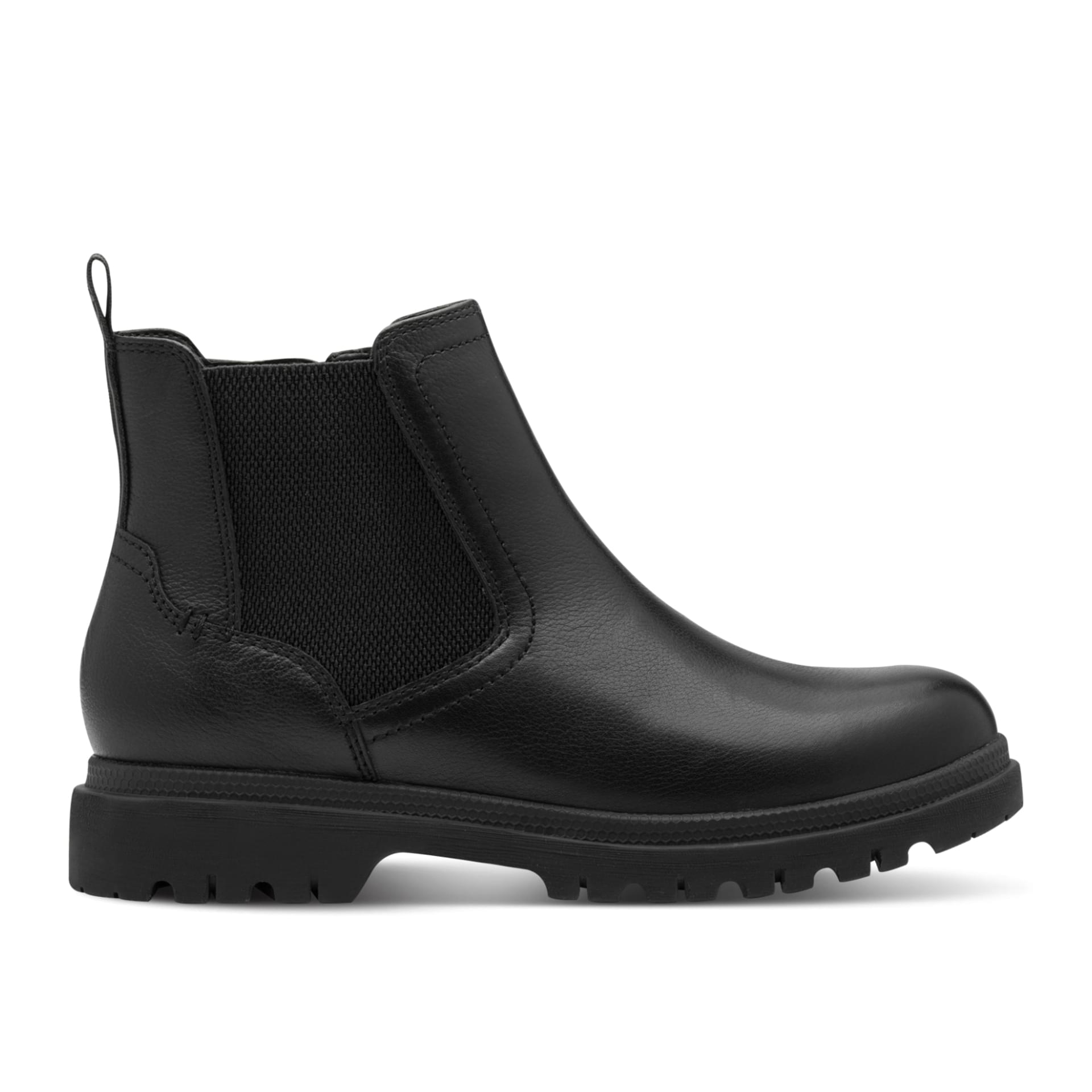 Tamaris Papaw Chelsea Boots 1-25440-45 in Black Leather