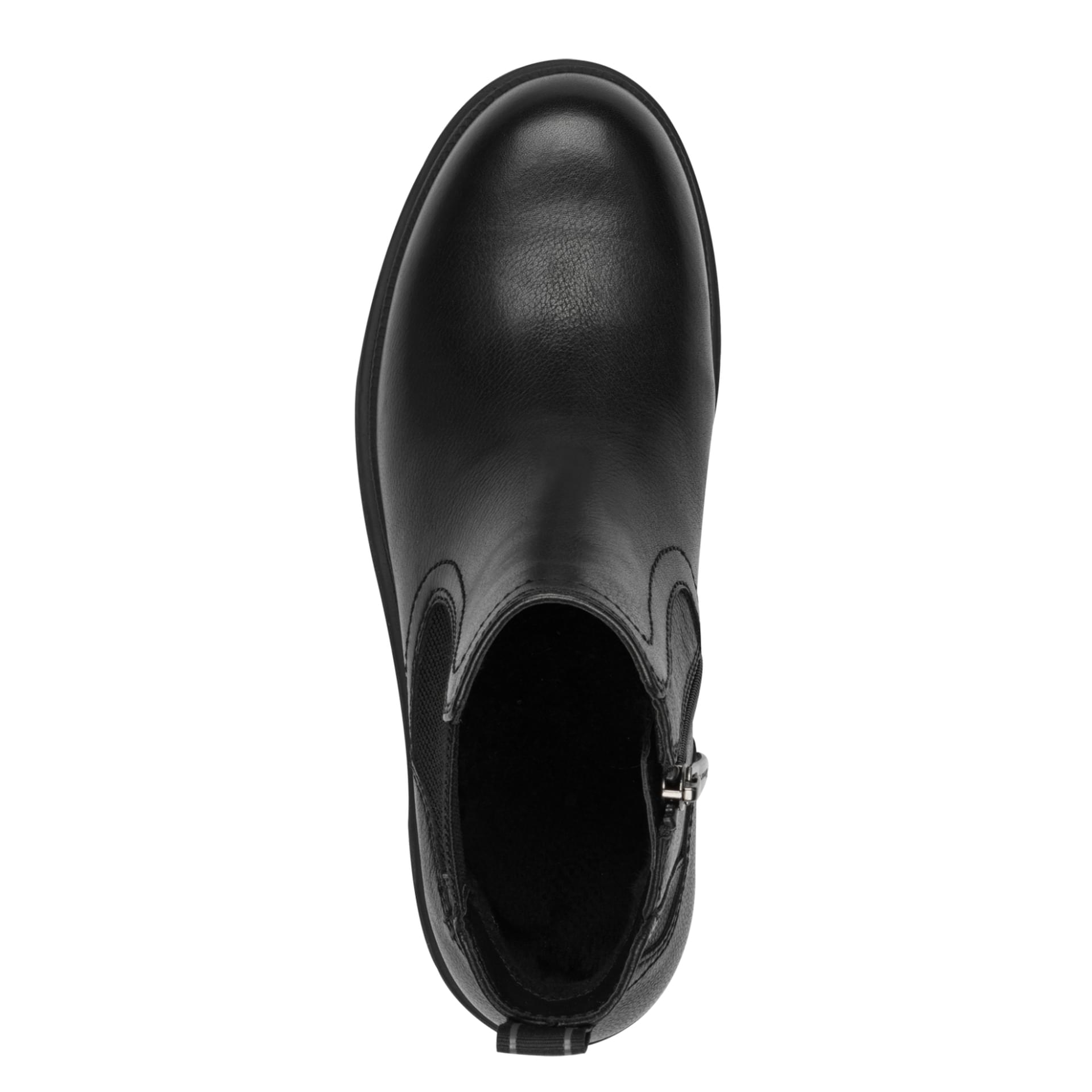 Tamaris Papaw Chelsea Boots 1-25440-45 in Black Leather