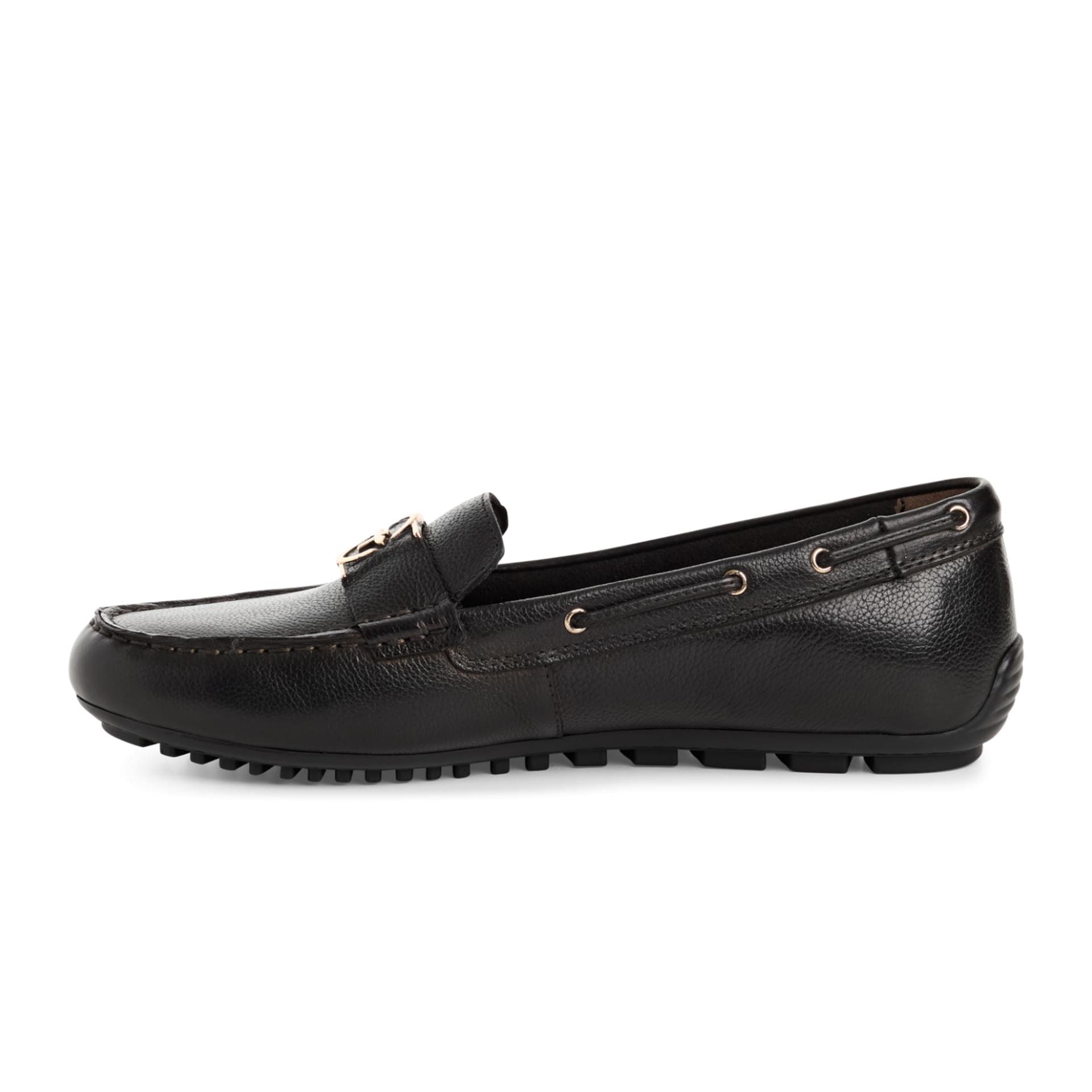 Tamaris Paty Moccassins 1-24630-44 in Black Leather