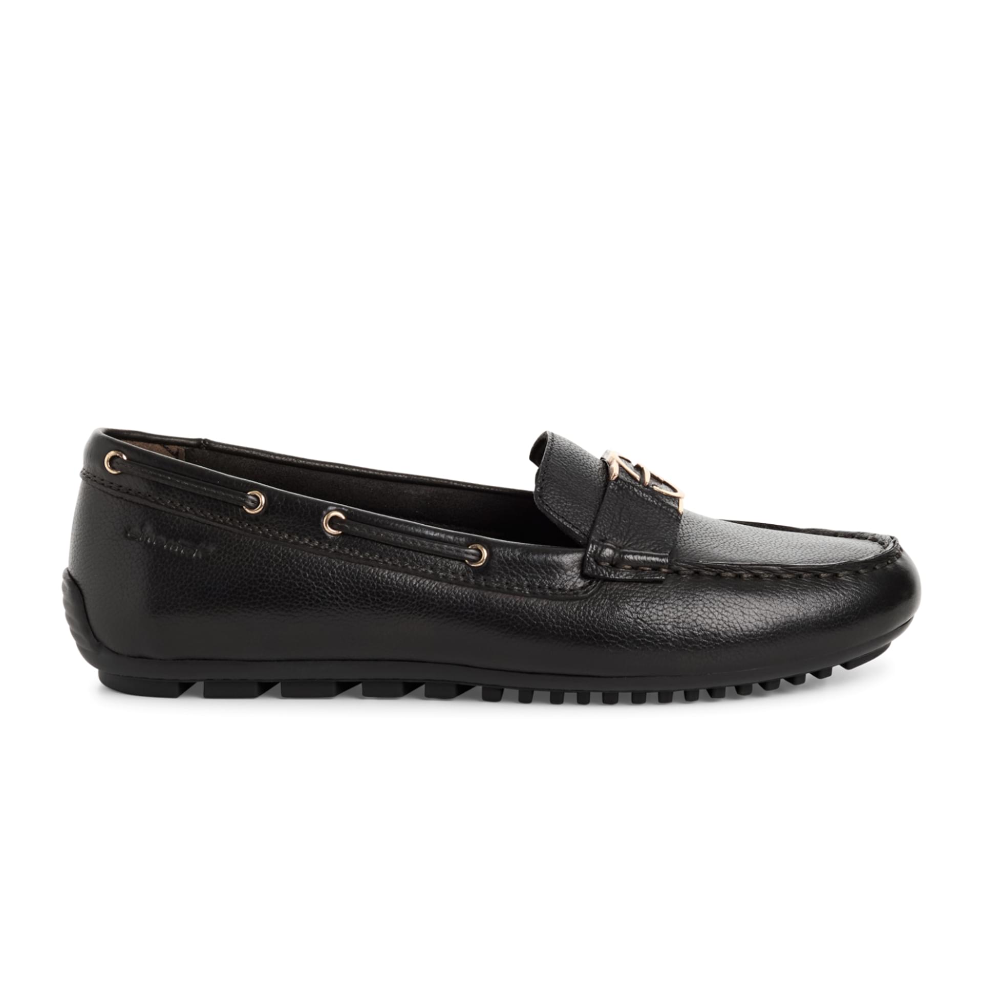 Tamaris Paty Moccassins 1-24630-44 in Black Leather