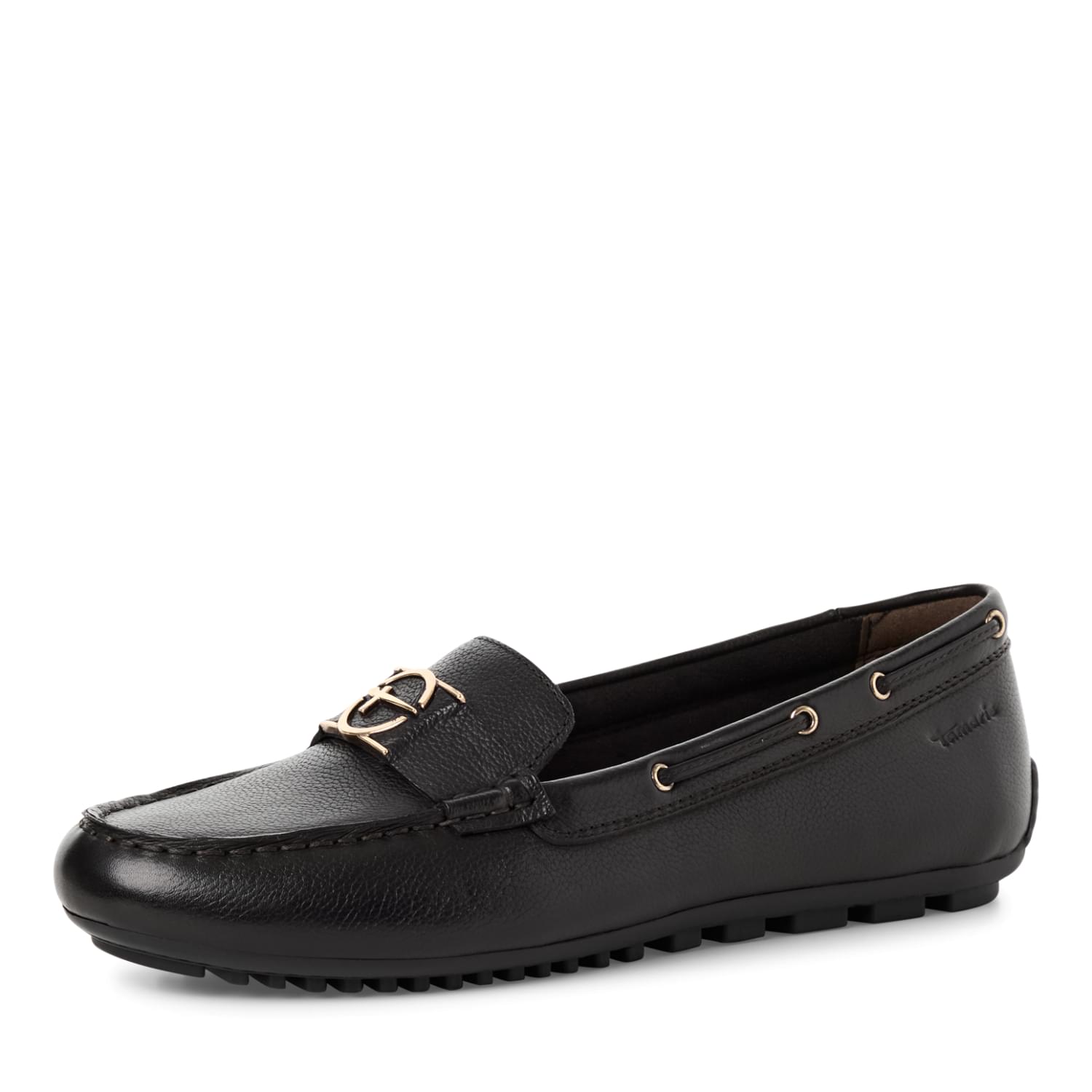 Tamaris Paty Moccassins 1-24630-44 in Black Leather