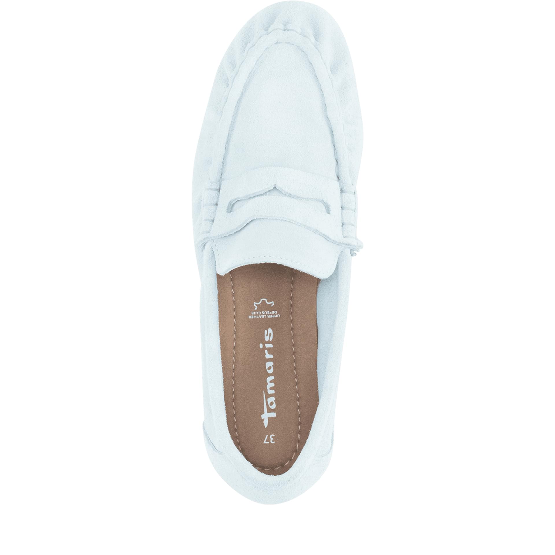 Tamaris Paulinha Moccasins 1-24205-46 in Light Blue