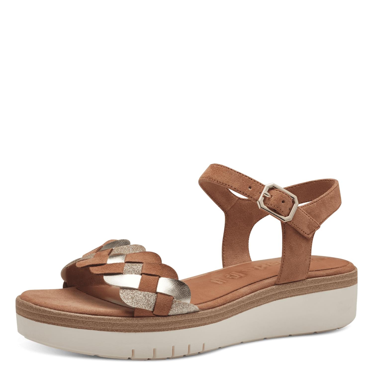 Tamaris Peony Sandals 1-28216-42 in Cognac Comb