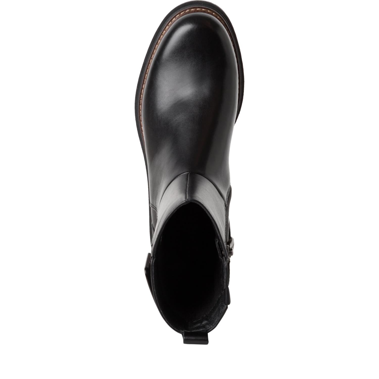 Tamaris Rakete Bottines 1-25415-43 in Black Leather