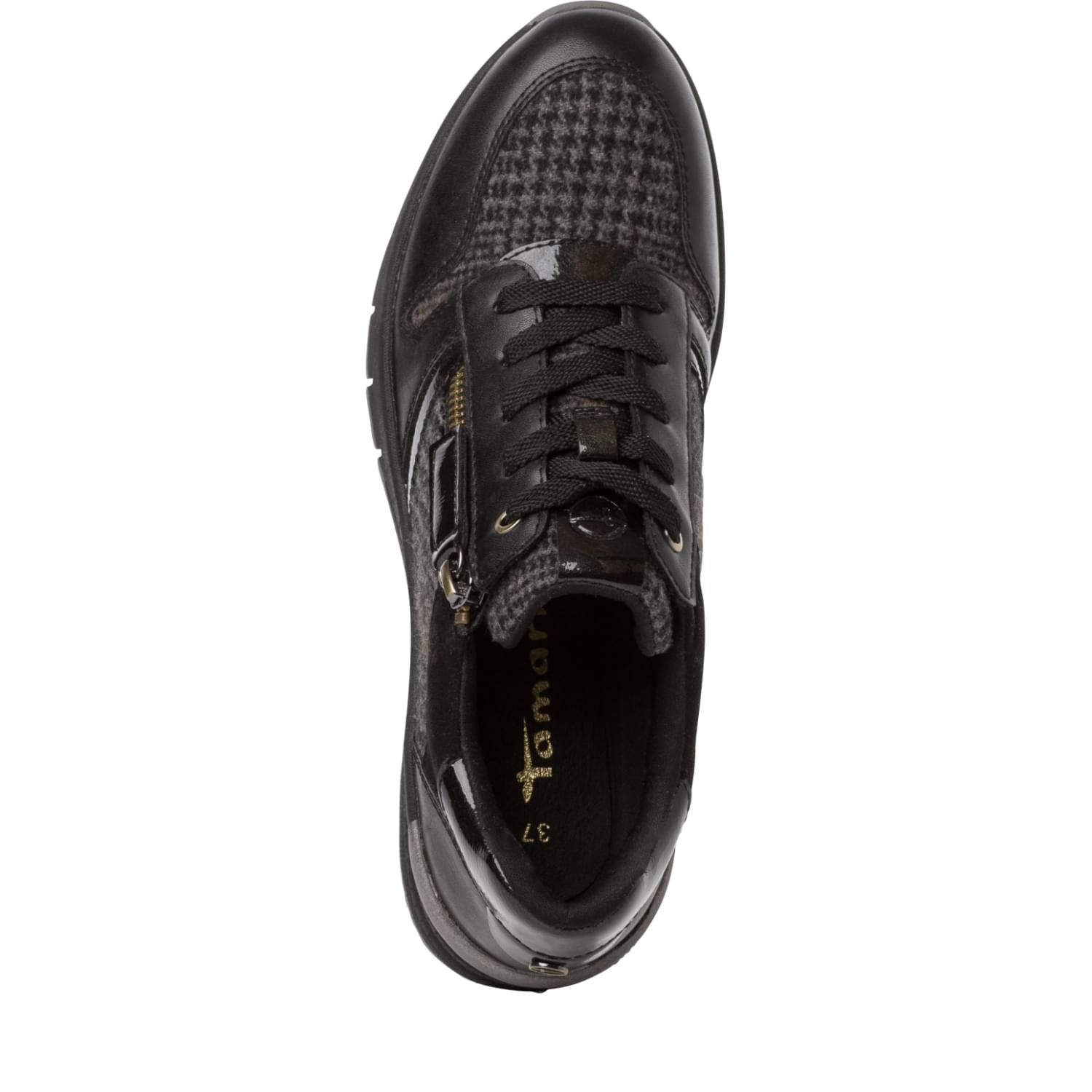 Tamaris Rea Sneakers 1-1-23702-29 in Blk/Felt Comb