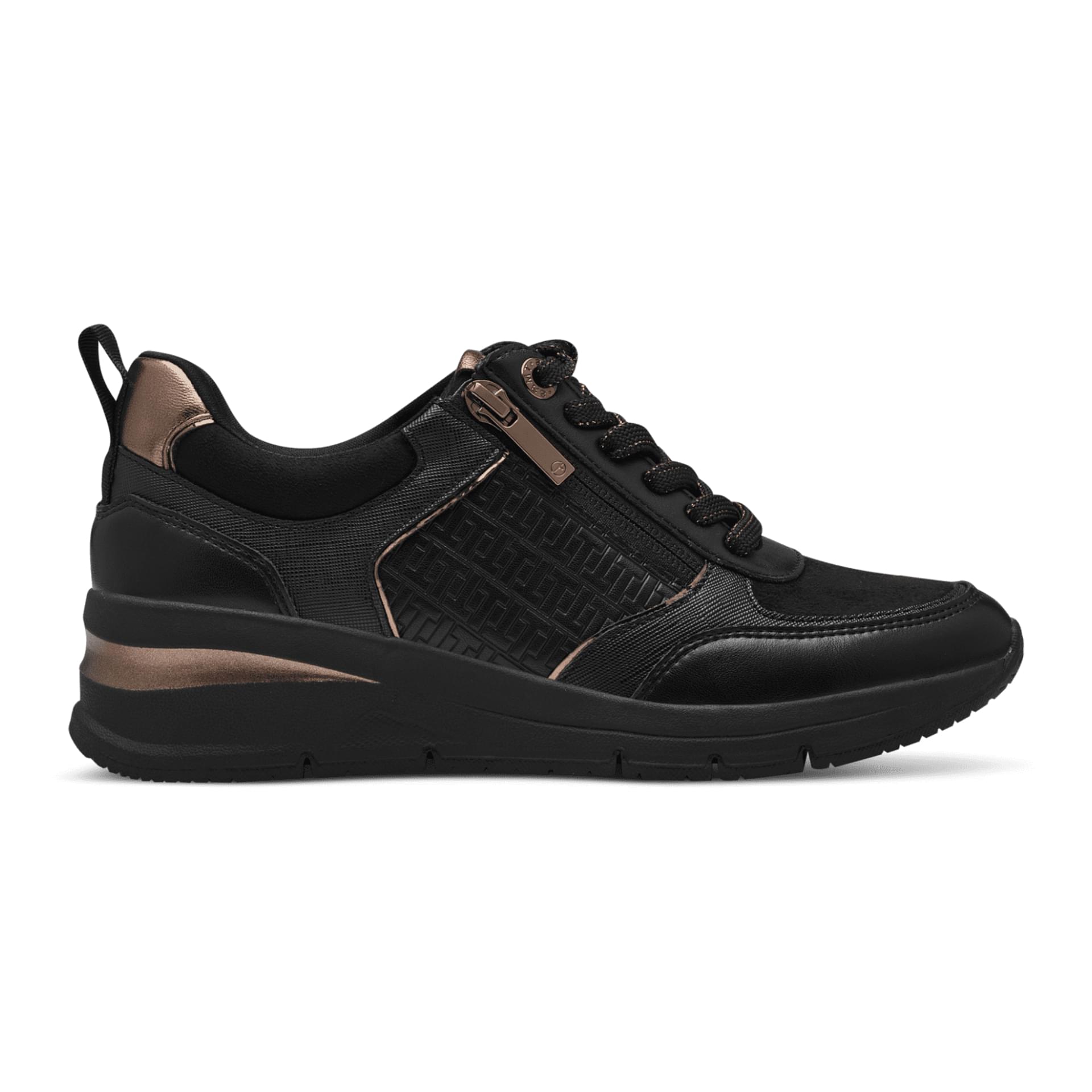 Tamaris Rea Sneakers 1-23721-42 in Black/Copper