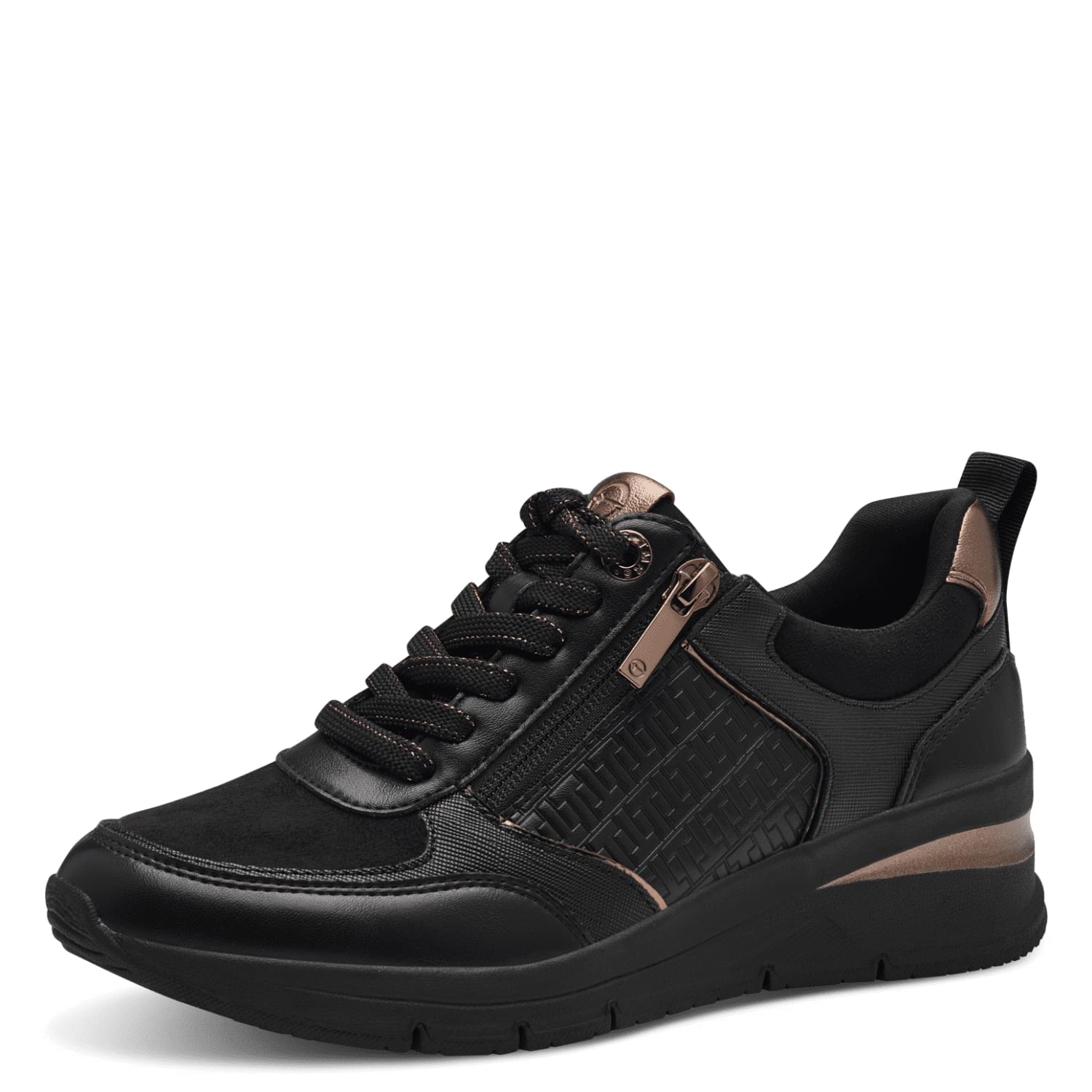 Tamaris Rea Sneakers 1-23721-42 in Black/Copper