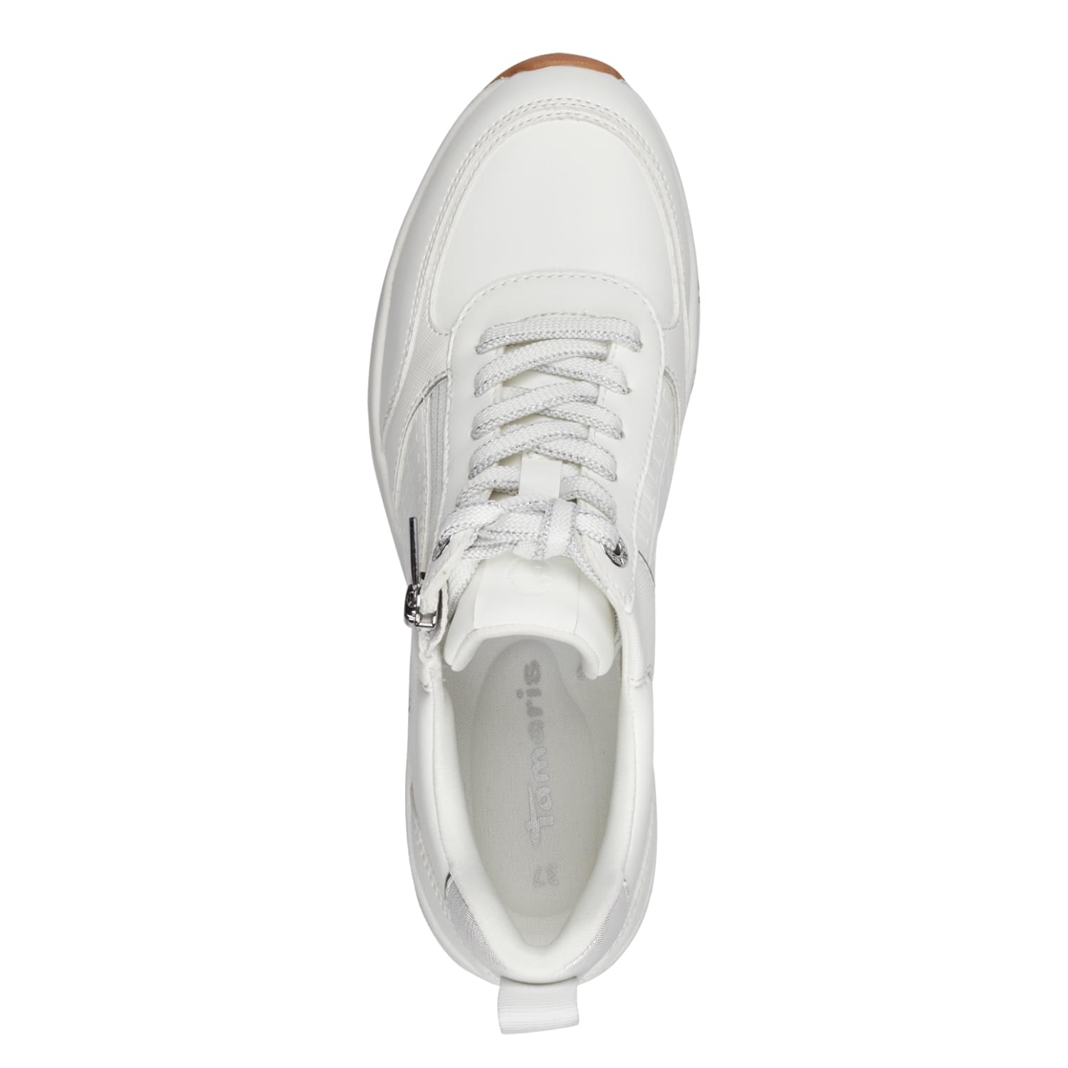 Tamaris Rea Sneakers 1-23721-42 in White/Silver