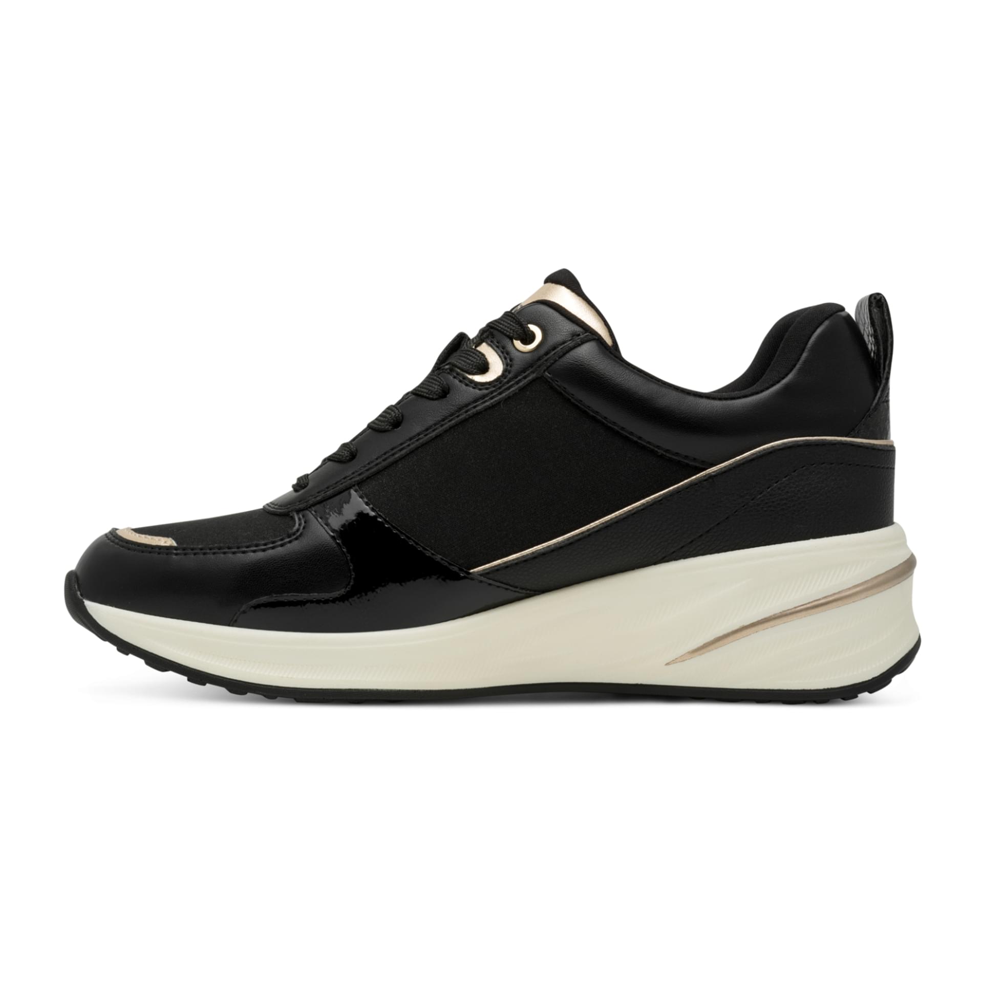 Tamaris Rea Sneakers 1-23754-45 in Black/Gold