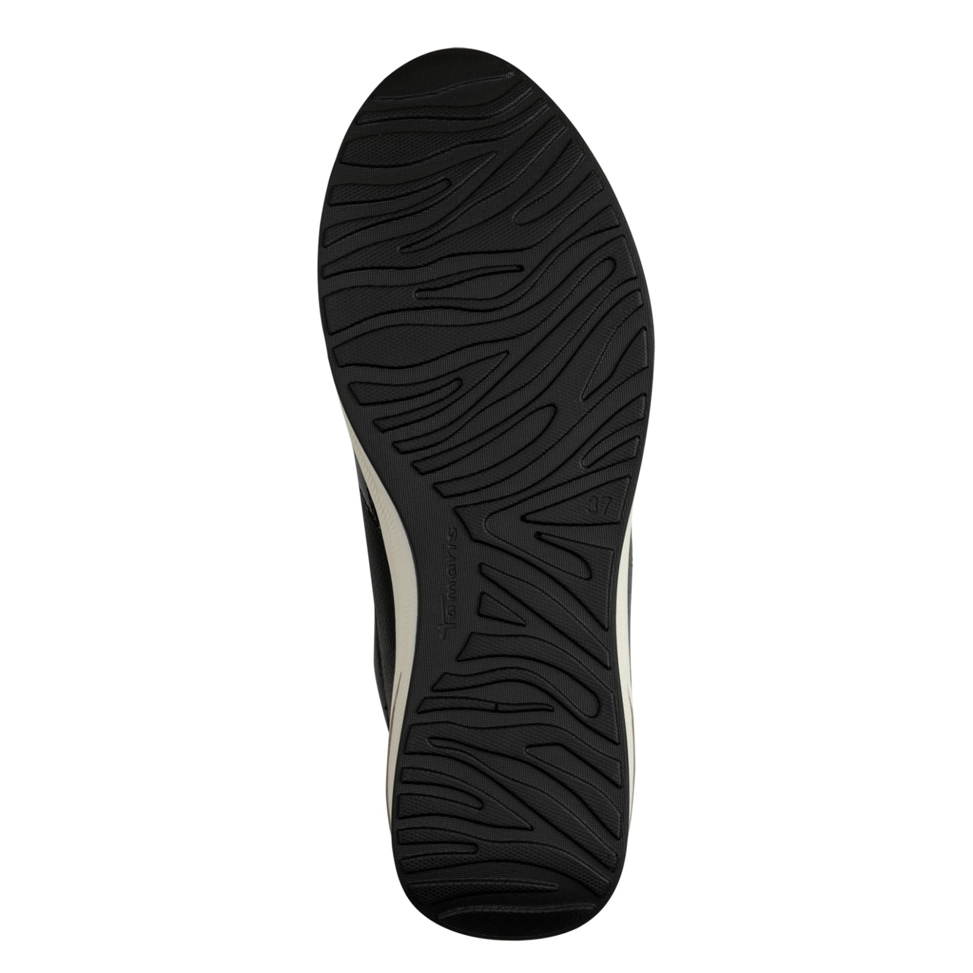 Tamaris Rea Sneakers 1-23754-45 in Black/Gold