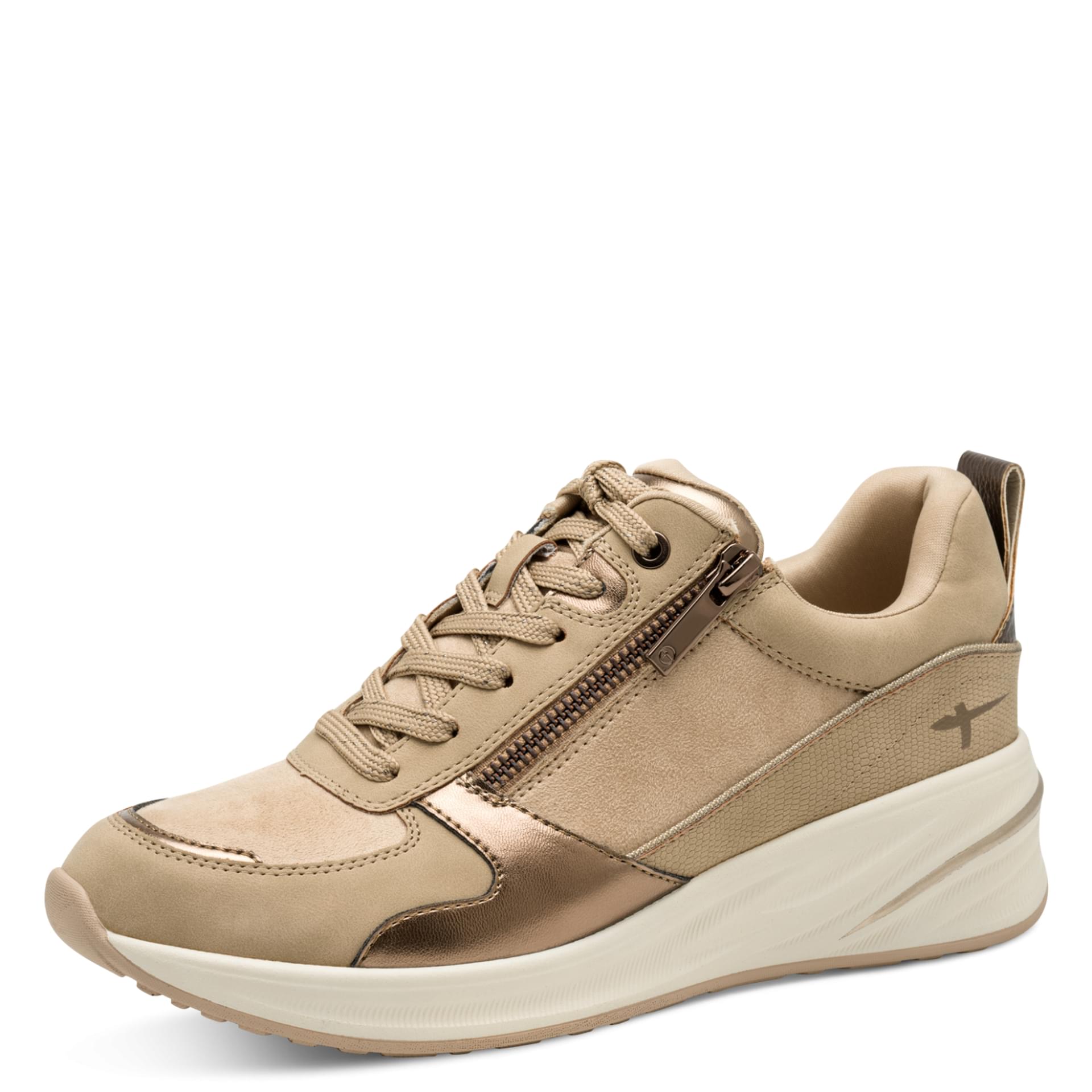 Tamaris Rea Sneakers 1-23754-45 in Beige