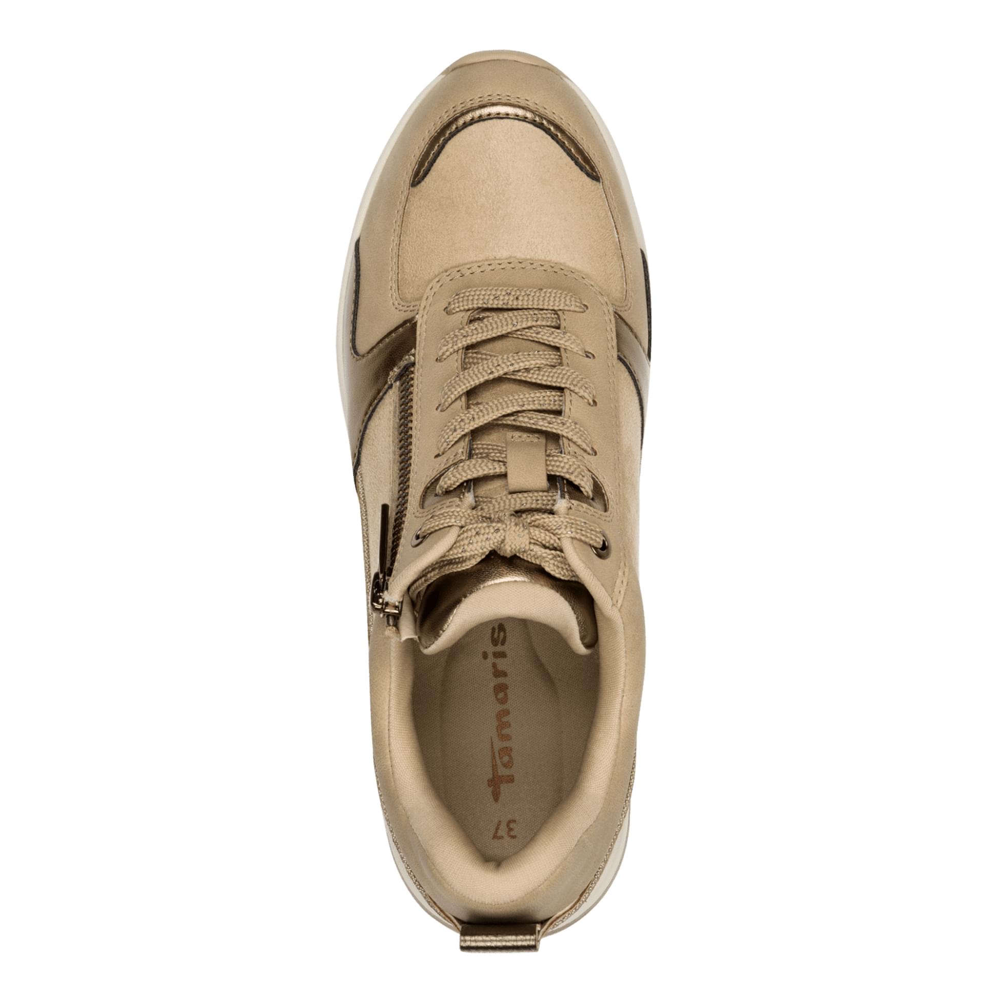 Tamaris Rea Sneakers 1-23754-45 in Beige