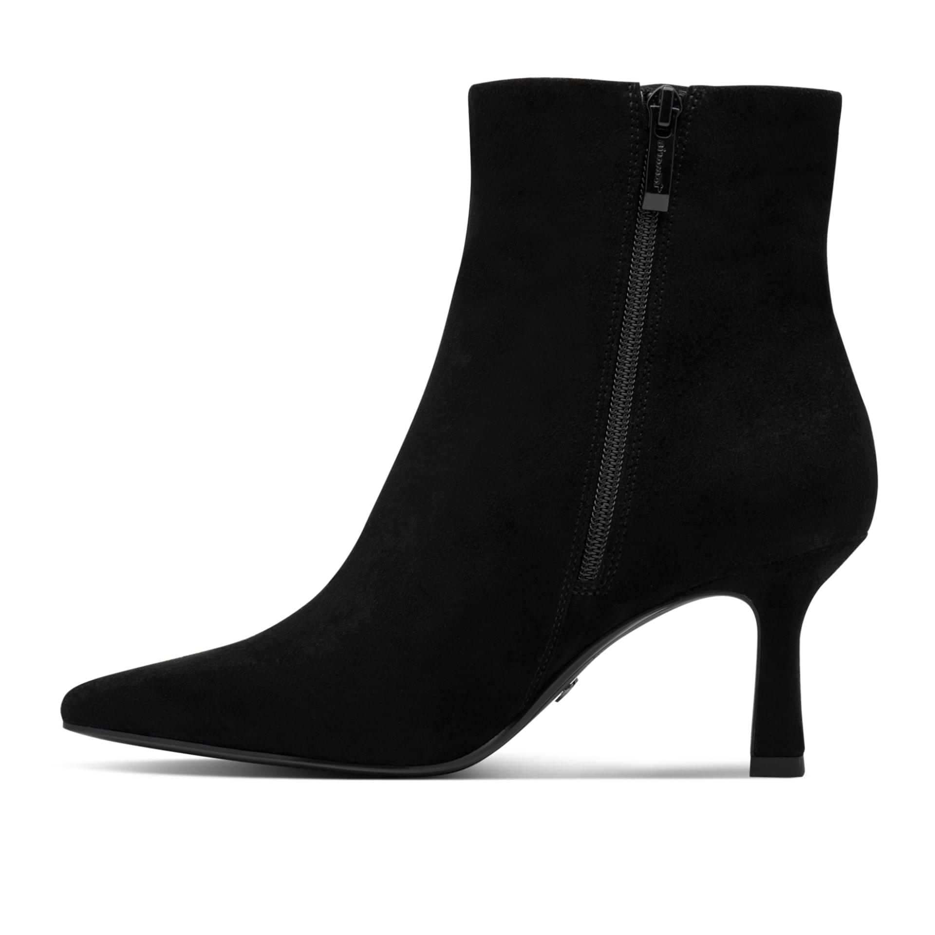 Tamaris Reyna Enkellaarsjes leer in Black, binnenzijde (SKU 1-25358-45--001)